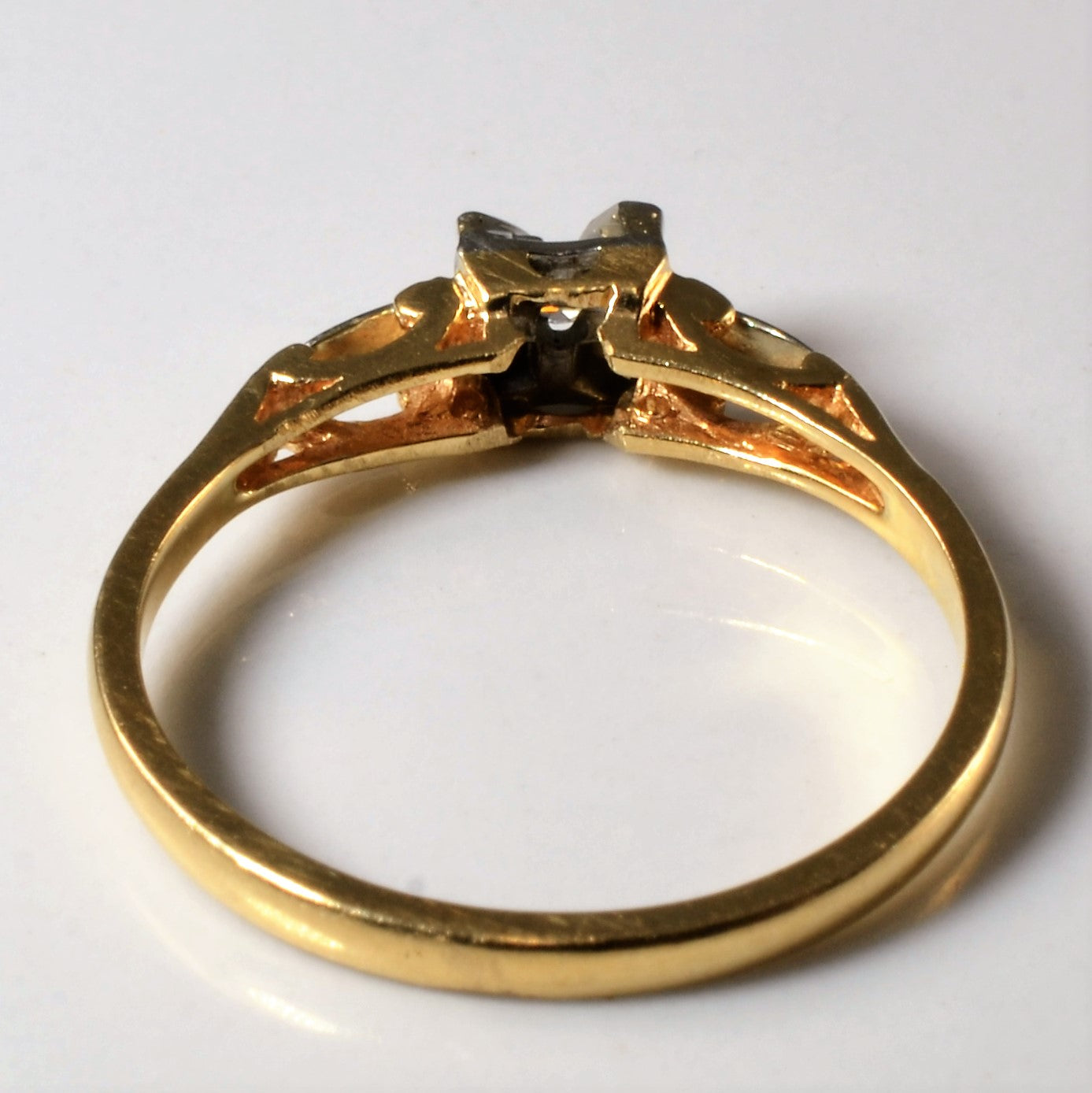 Retro Diamond Ring | 0.04ct | SZ 9 |