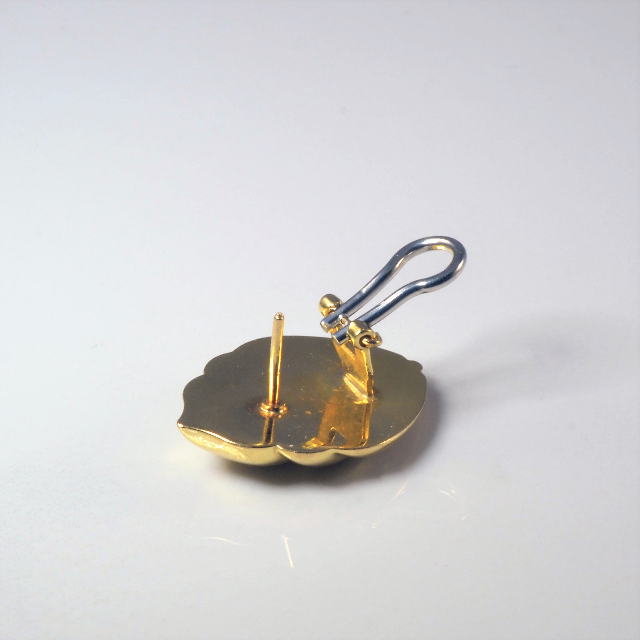 Textured Clip Stud Earrings |