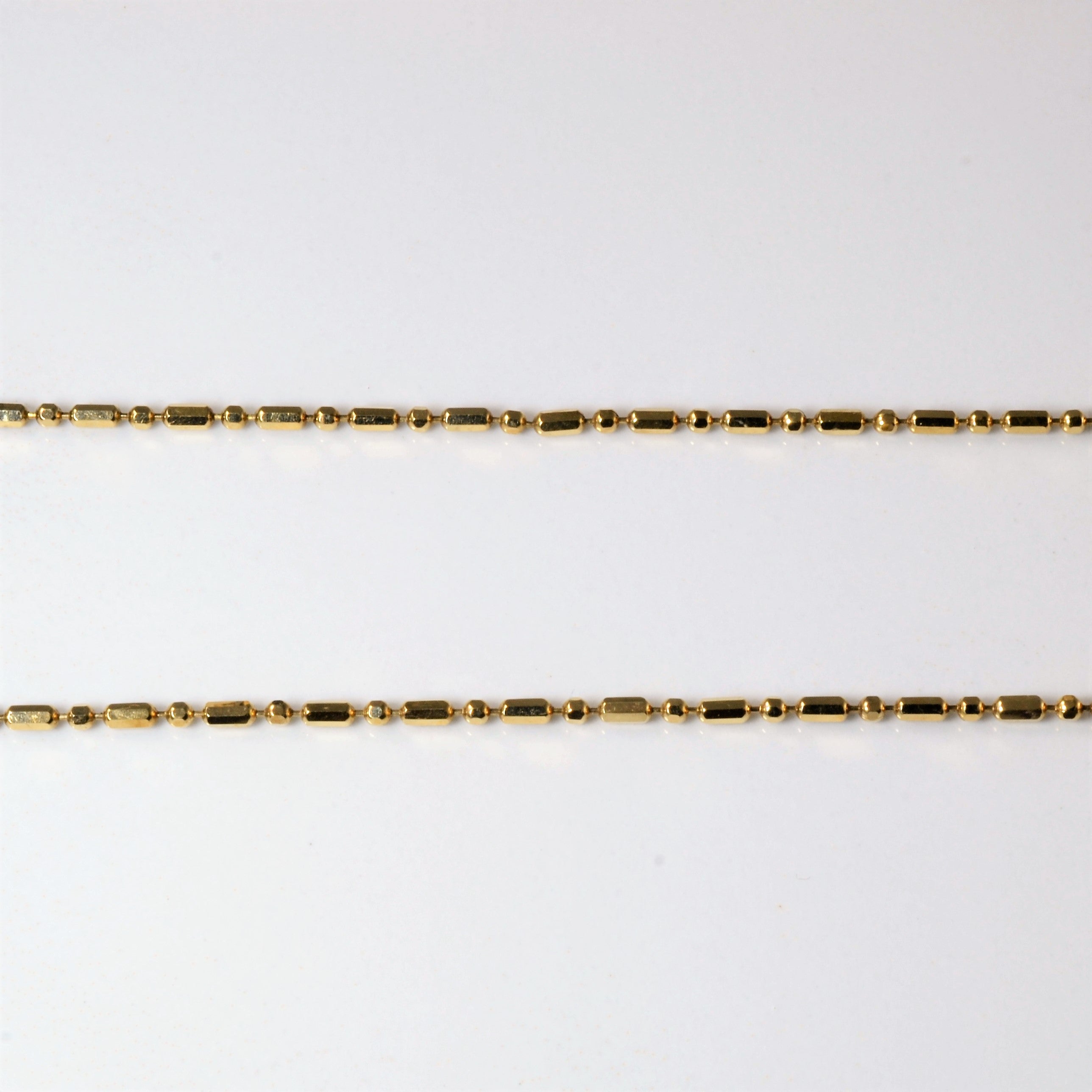 10k Yellow Gold Long & Short Chain | 18" |