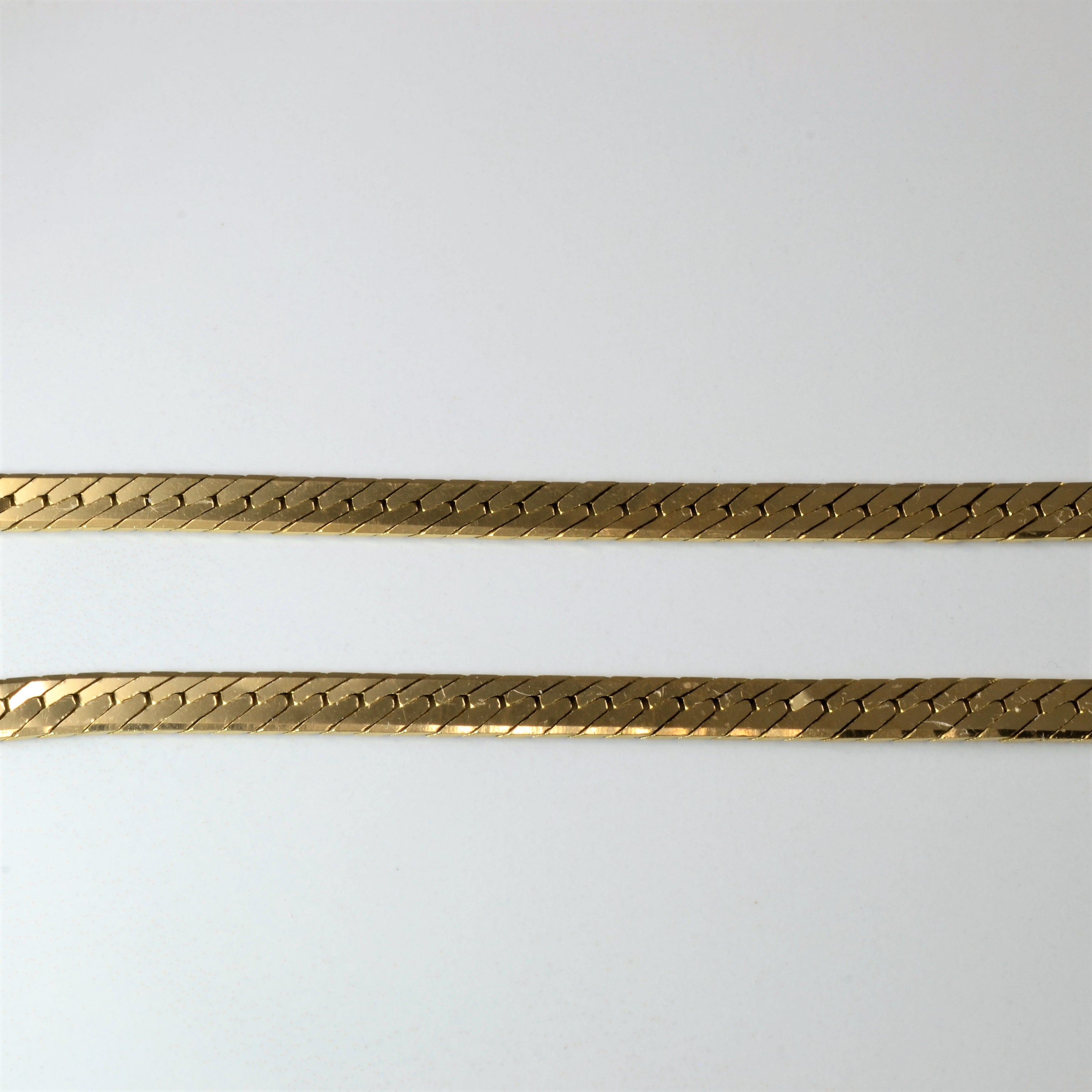 10k Yellow Gold S Link Chain | 21" |