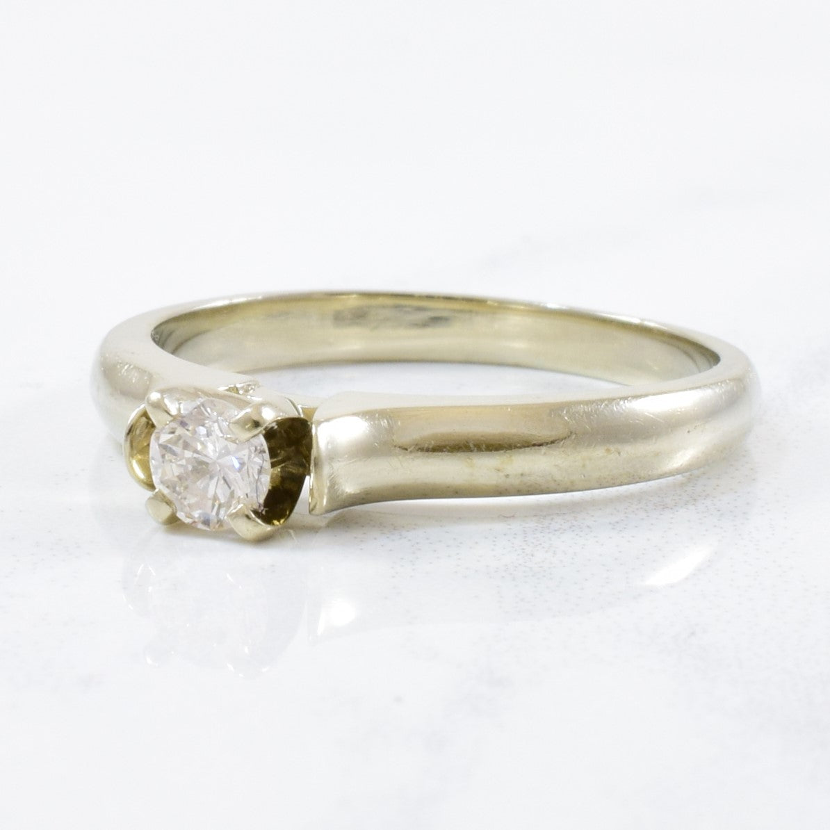 Diamond Solitaire Engagement Ring | 0.20ct | SZ 6.5 |