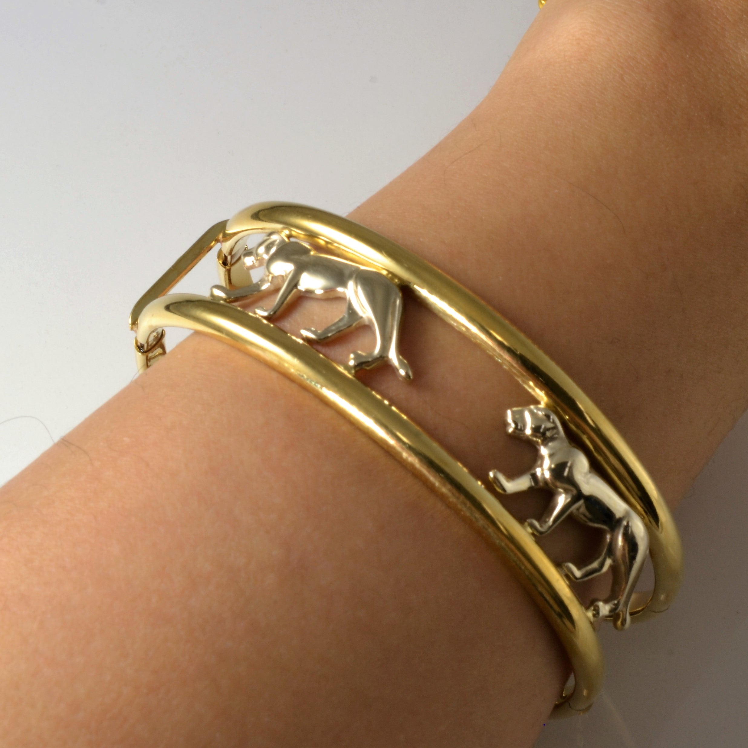 Bracelet léopard ajouré | 8" |