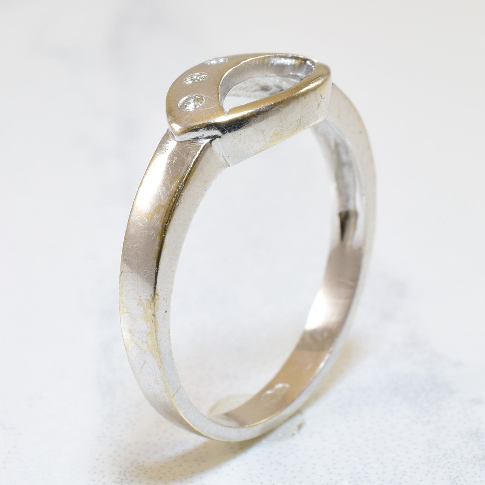 Diamond Open Work Ring | 0.03ctw | SZ 7.25 |