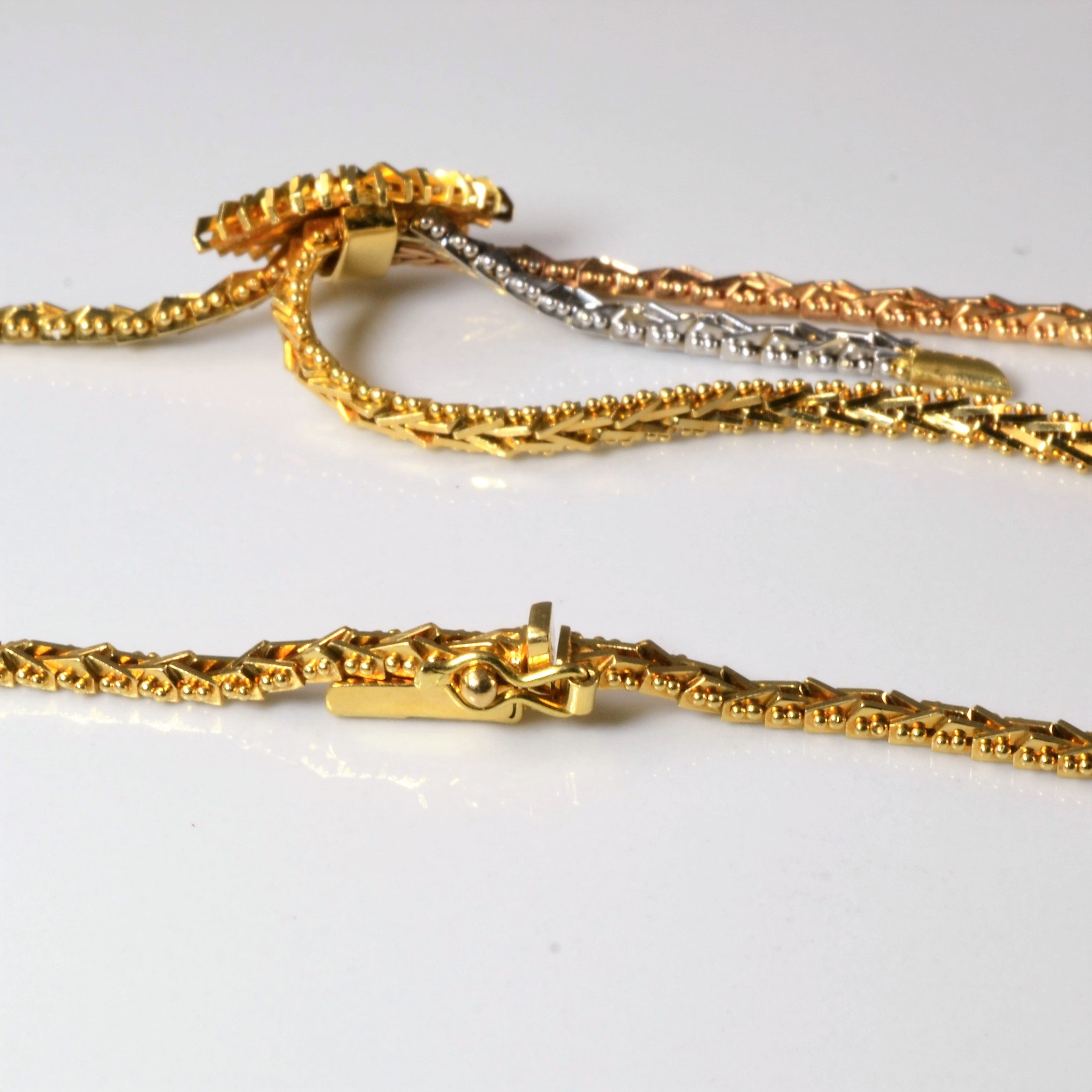 Beaded Mesh Chain | 17"|