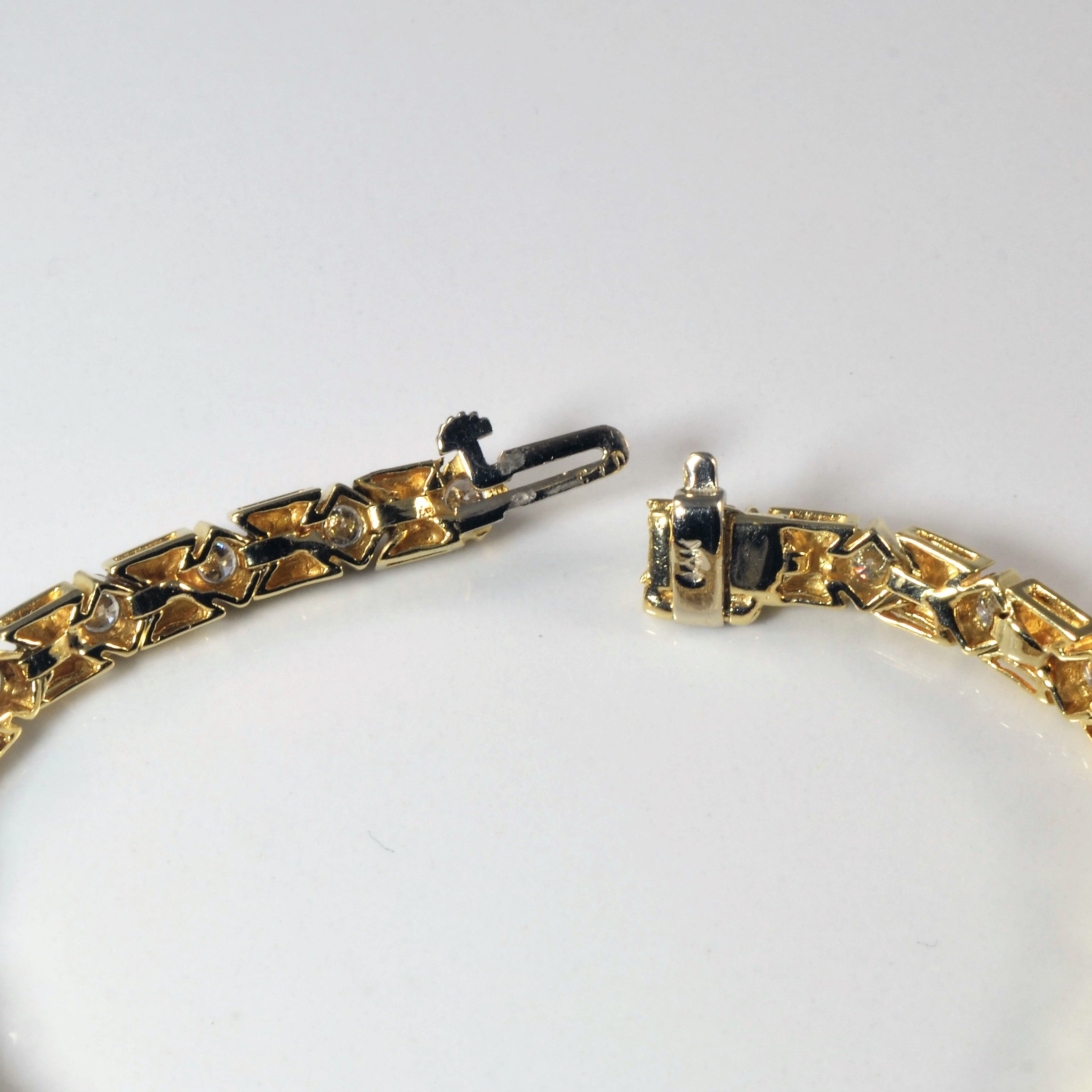Diamond Line Bracelet | 2.86ctw I2/3 H/I | 6.5" |