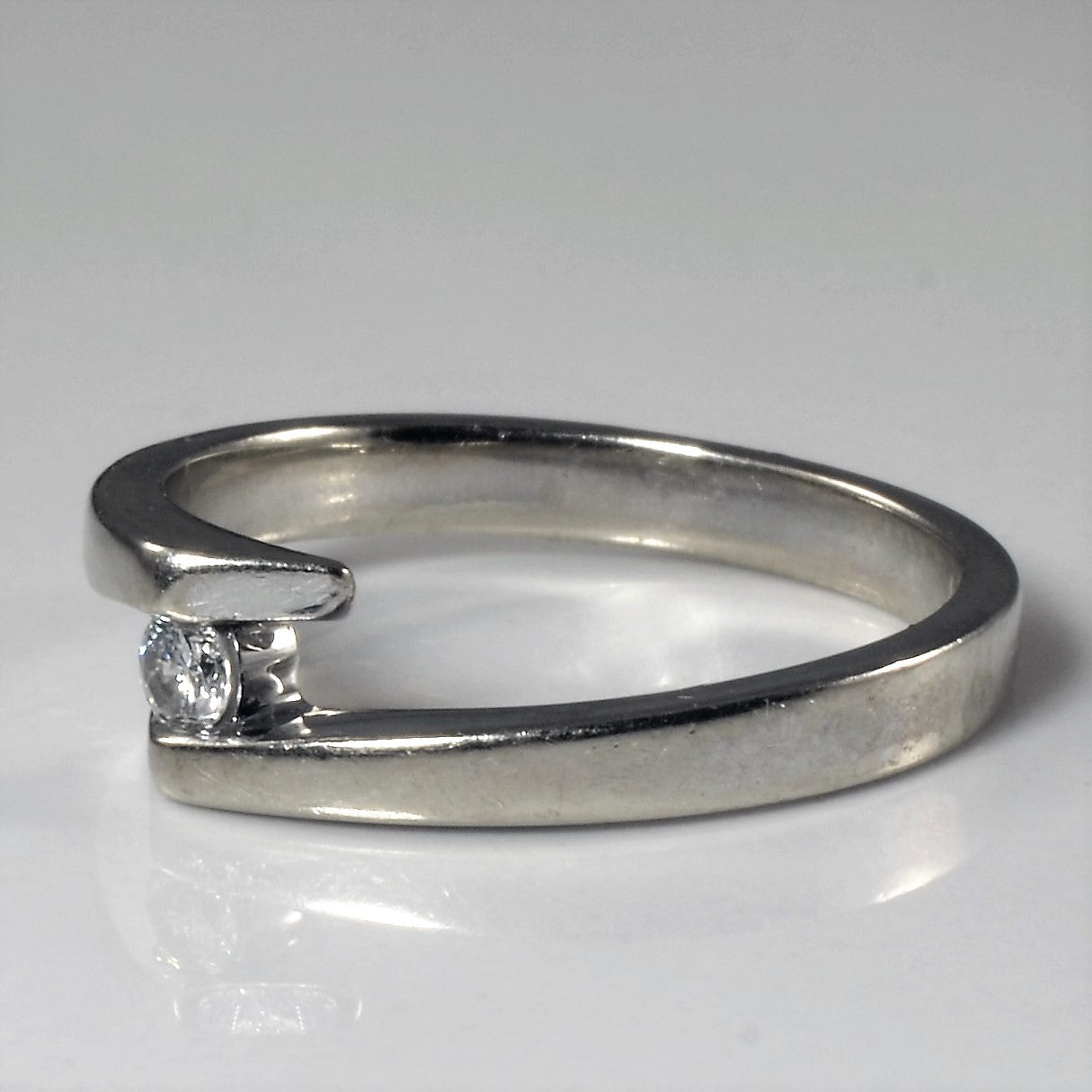Bypass Tension Set Diamond Ring | 0.06ct | SZ 6 |