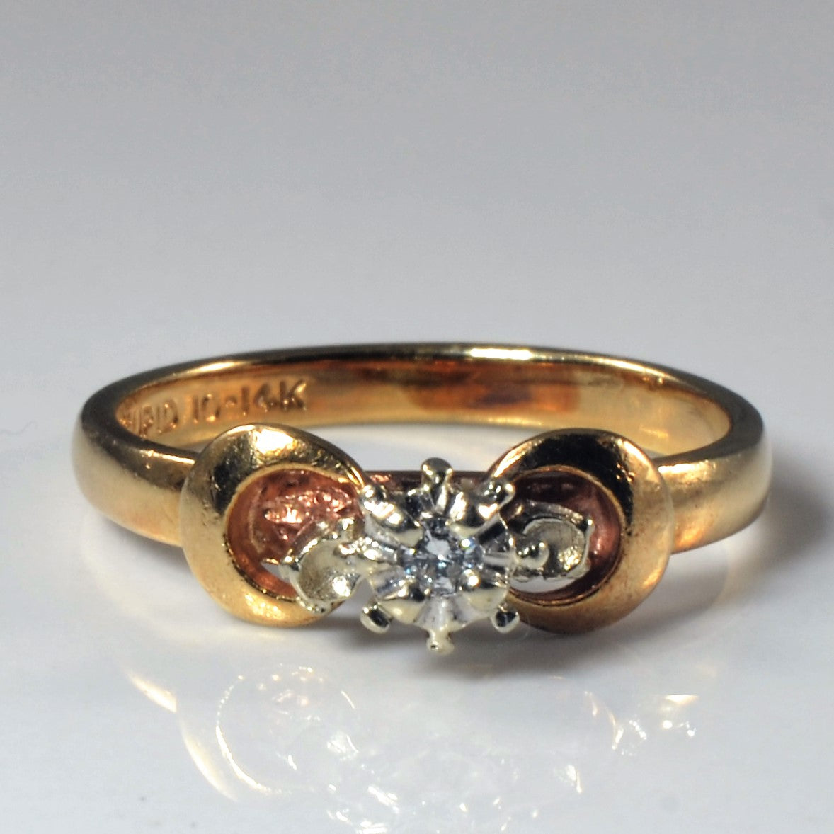 Petite Solitaire Diamond Ring | 0.02ct | SZ 4.5 |