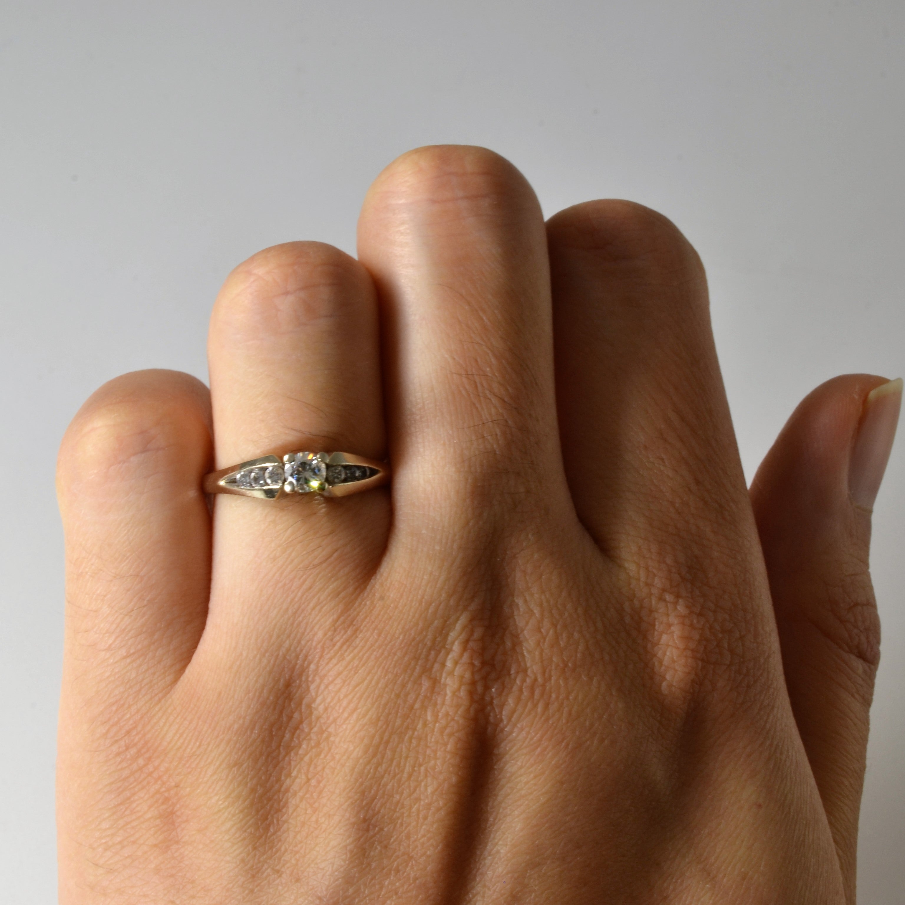Channel Set Diamond Ring | 0.28ctw | SZ 6 |