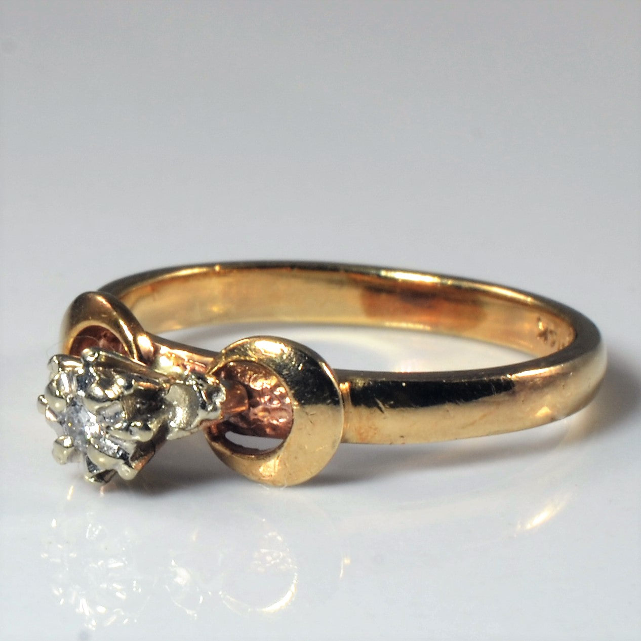 Petite Solitaire Diamond Ring | 0.02ct | SZ 4.5 |