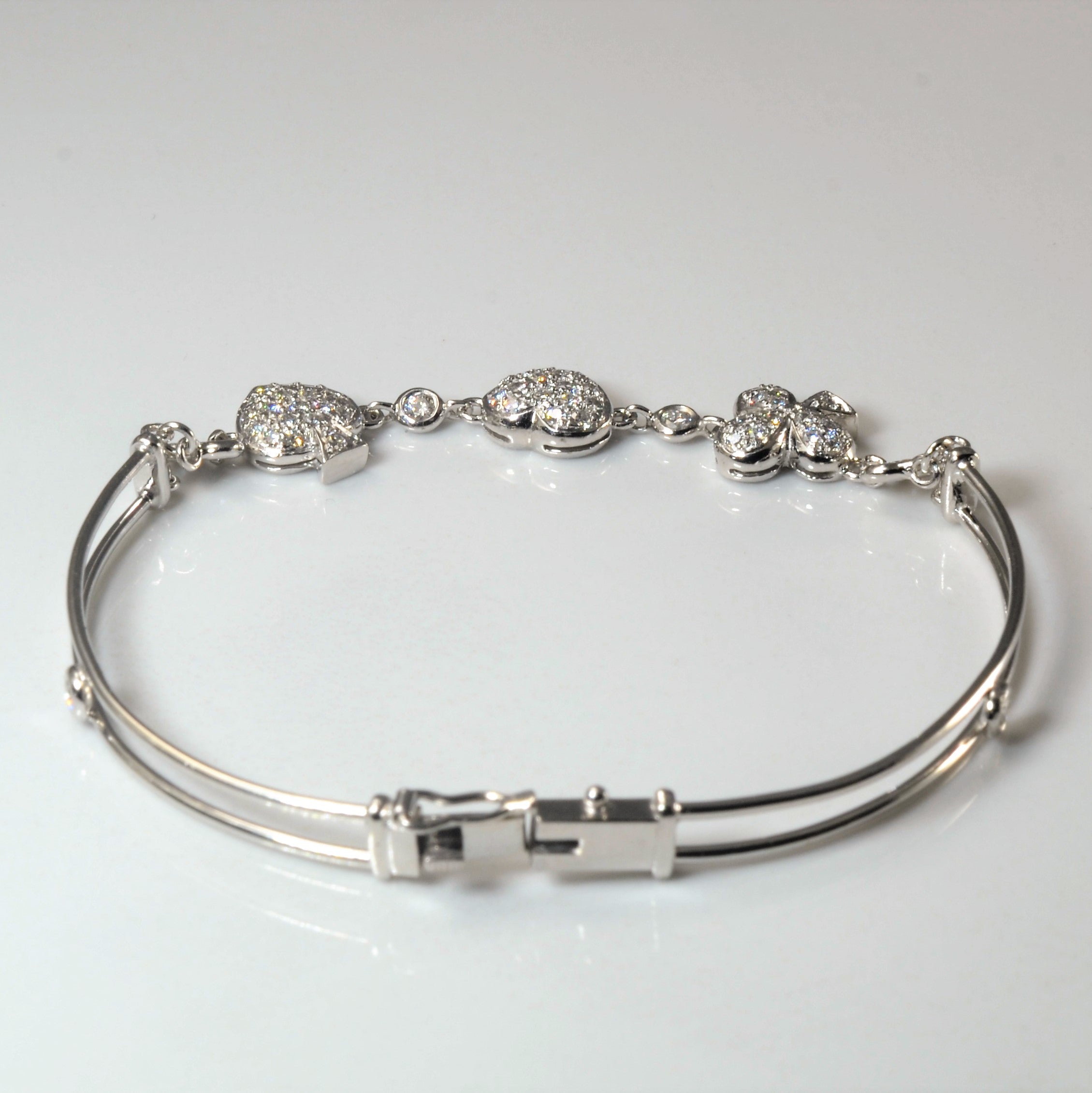 Diamond Playing Card Bracelet | 0.45ctw | 7" |