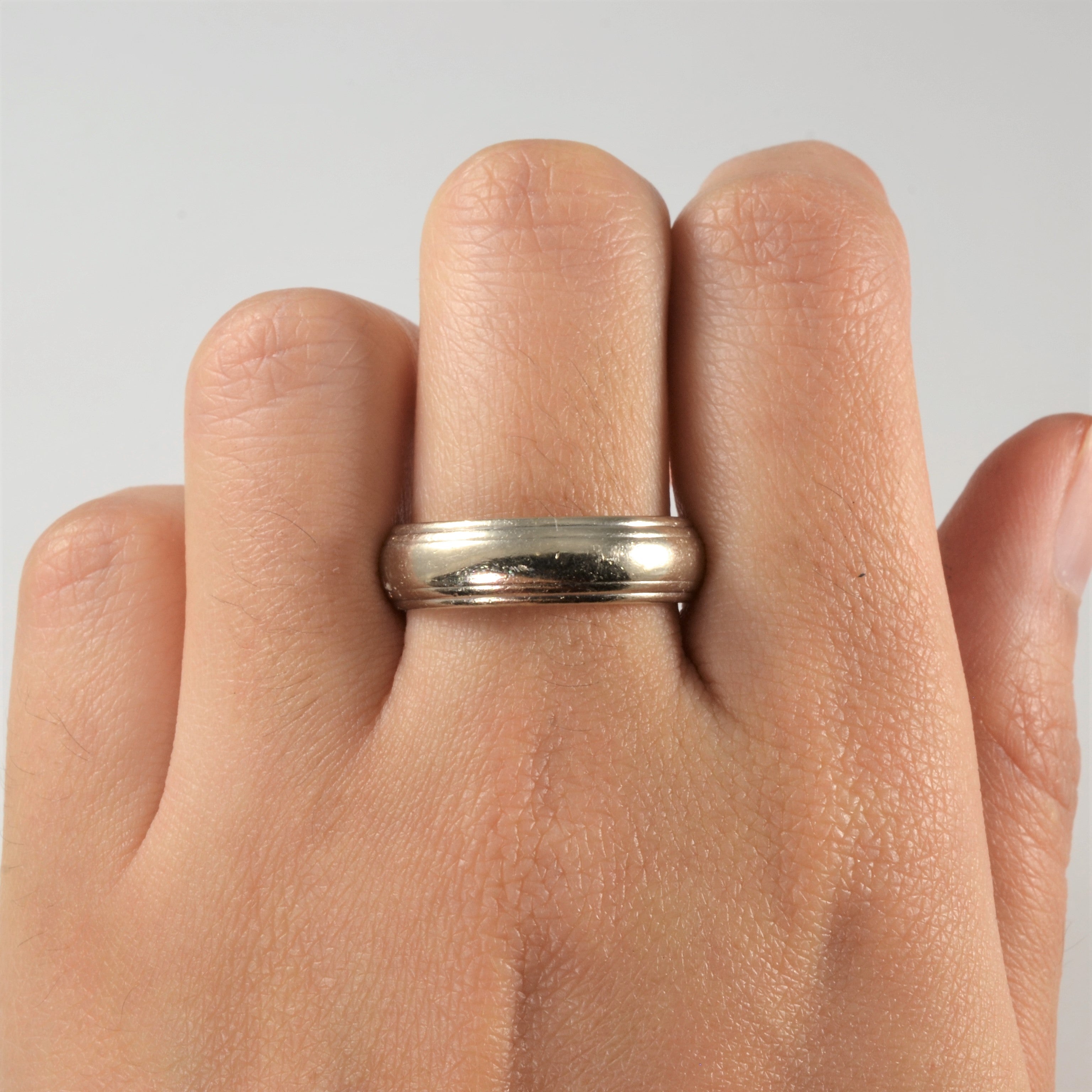 Birks' Double Beveled Edge Band | SZ 9 |