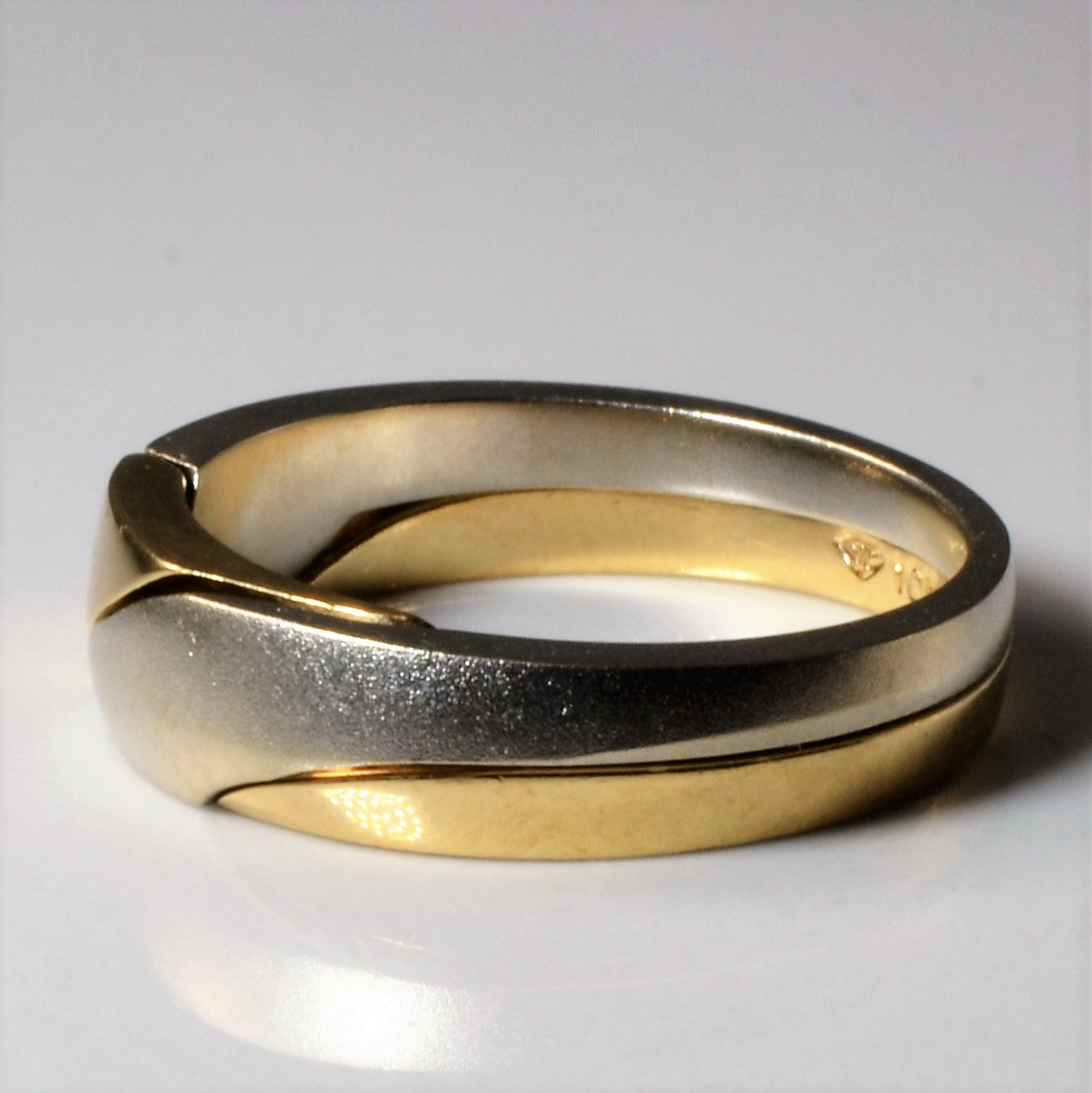 Interlocking Two Tone Band | SZ 6.25 |