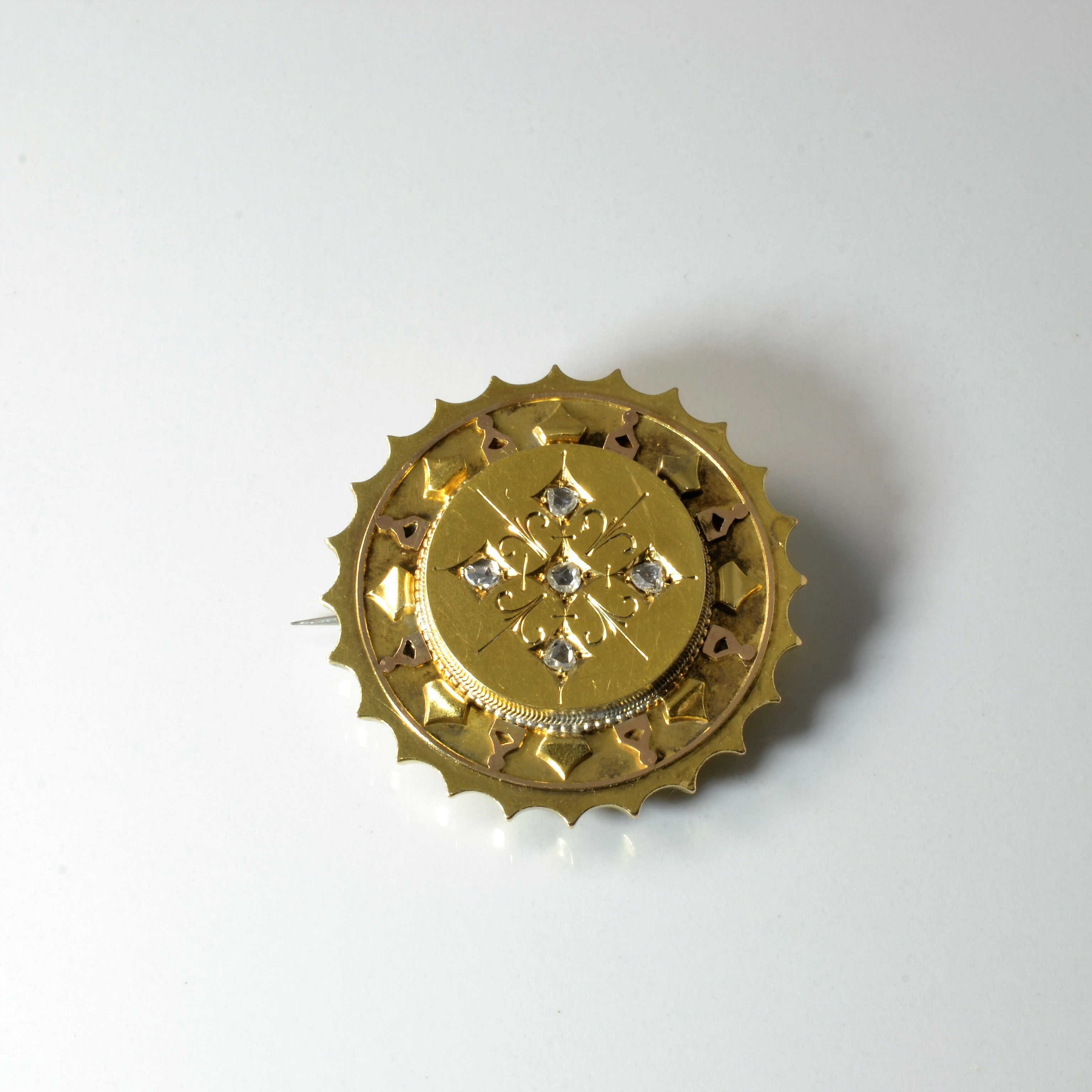 Victorian Diamond Brooch | 0.18ctw |