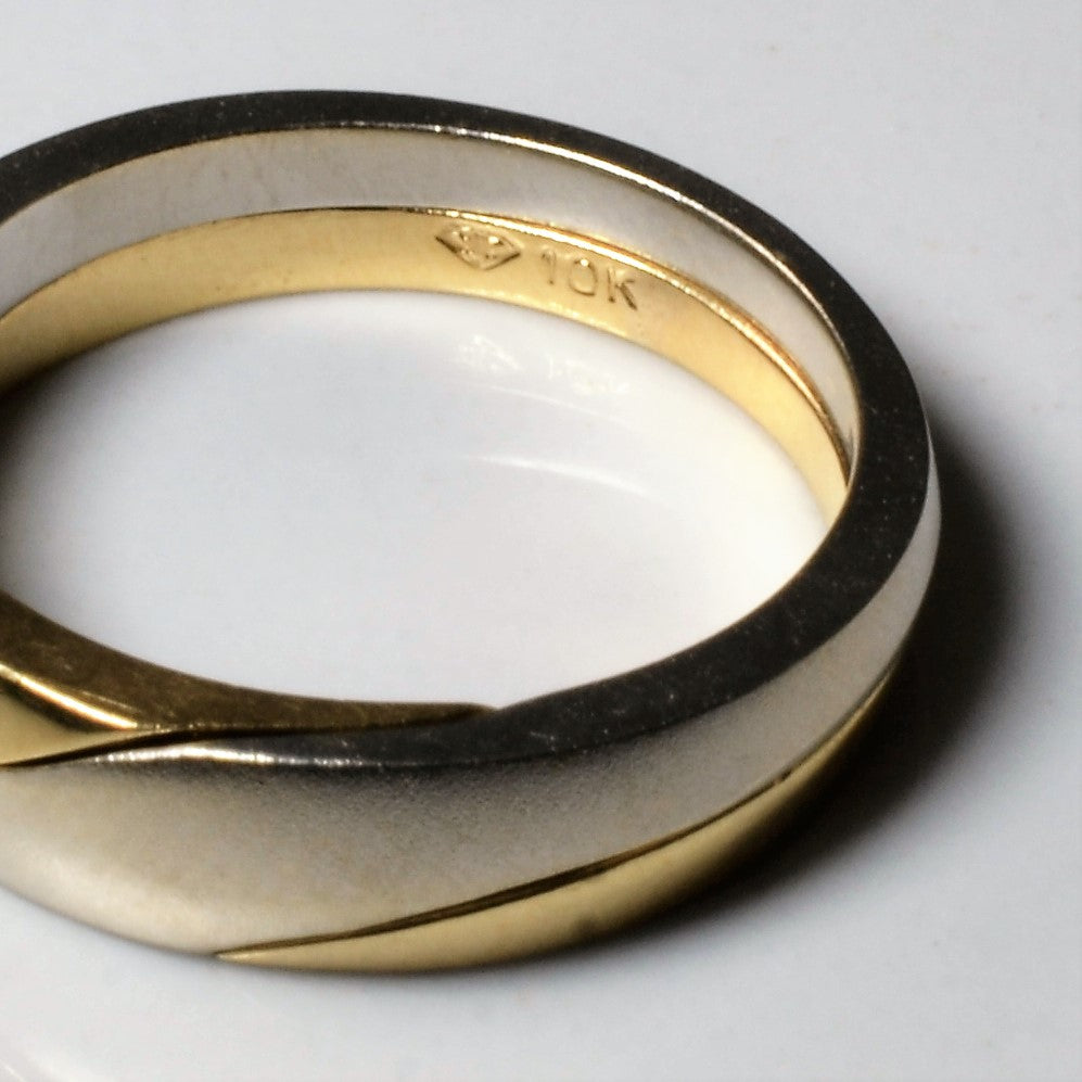 Interlocking Two Tone Band | SZ 6.25 |