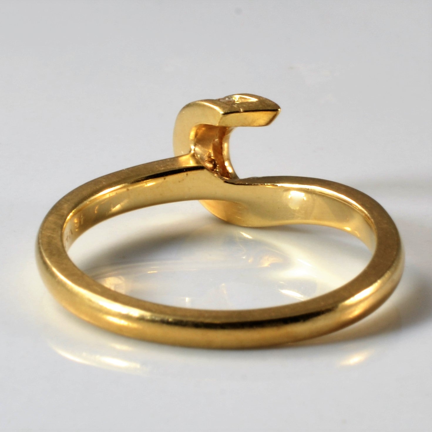 Half Loop Diamond Ring | 0.05ctw | SZ 6.75 |