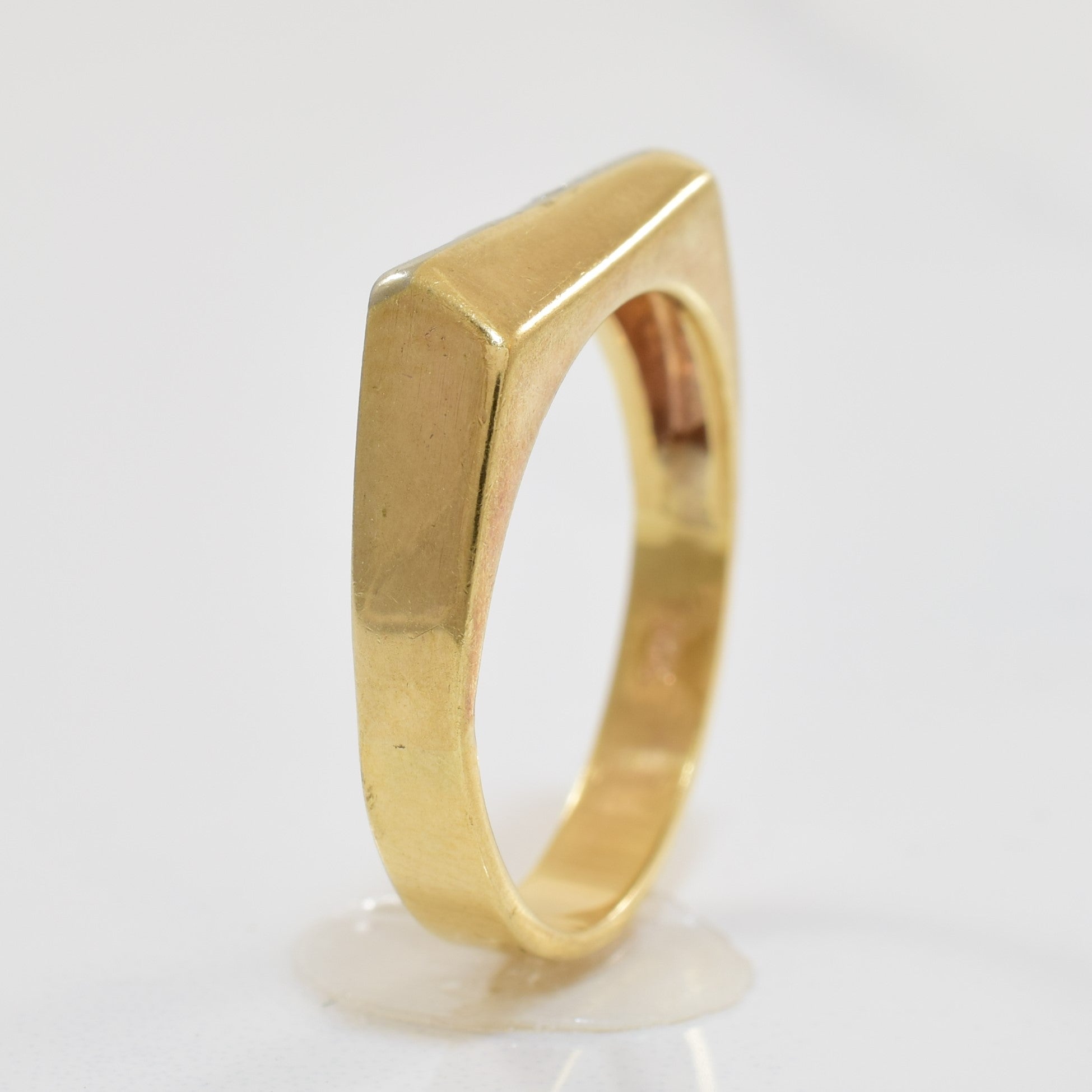 Flat Face Diamond Band | 0.02ctw | SZ 7 |