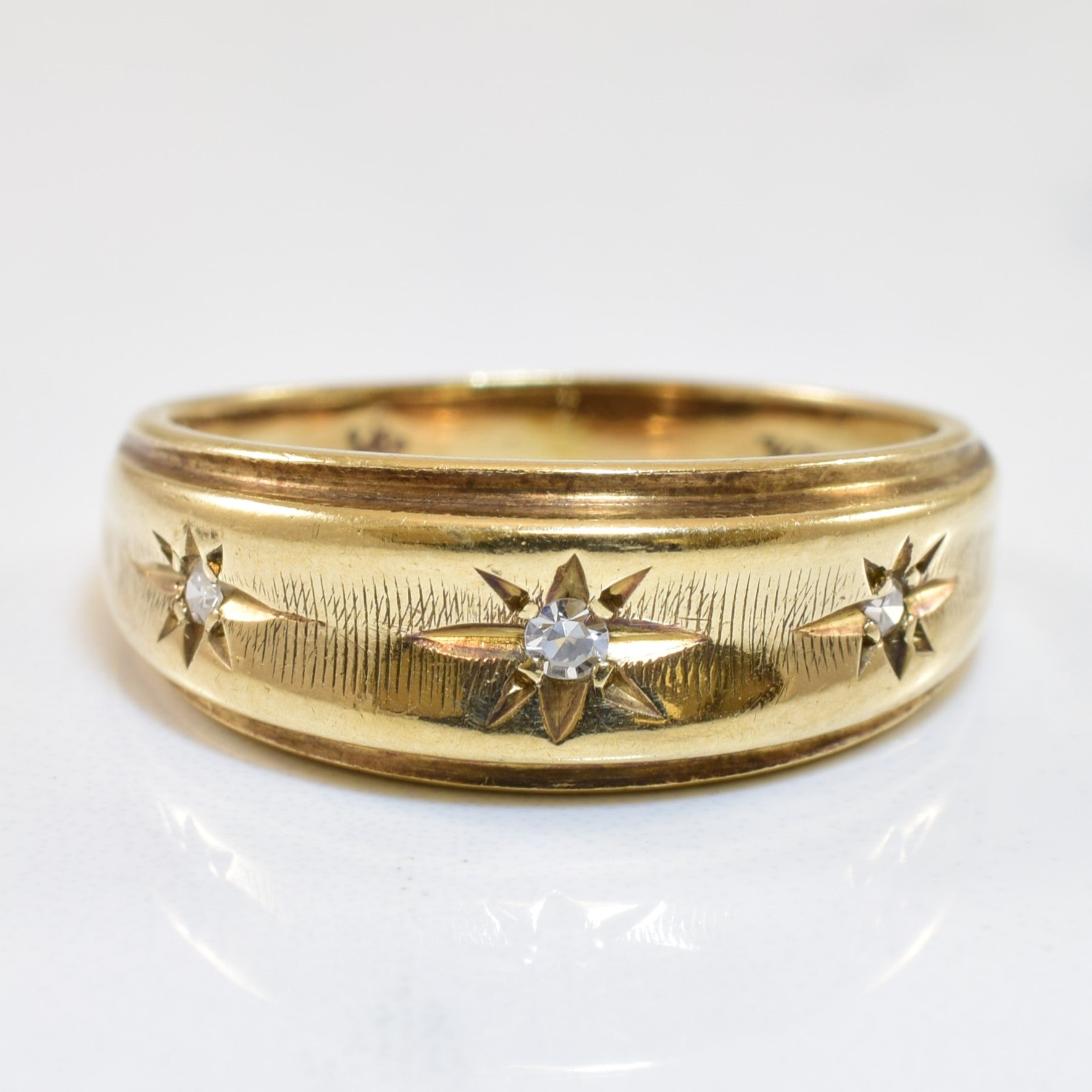 Bague diamant Star Burst | 0,04 ct | Taille 7,5 |