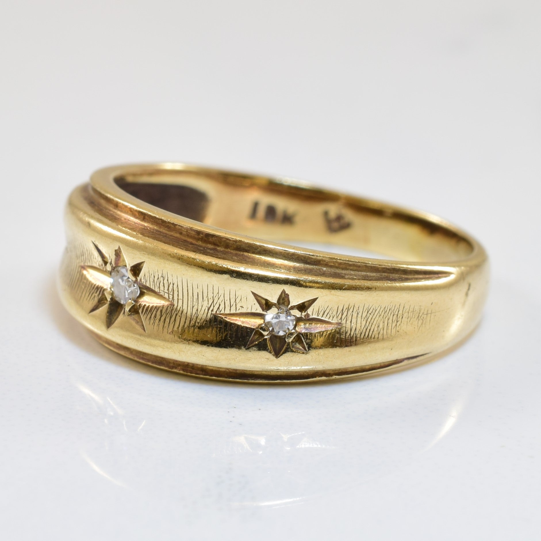 Bague diamant Star Burst | 0,04 ct | Taille 7,5 |