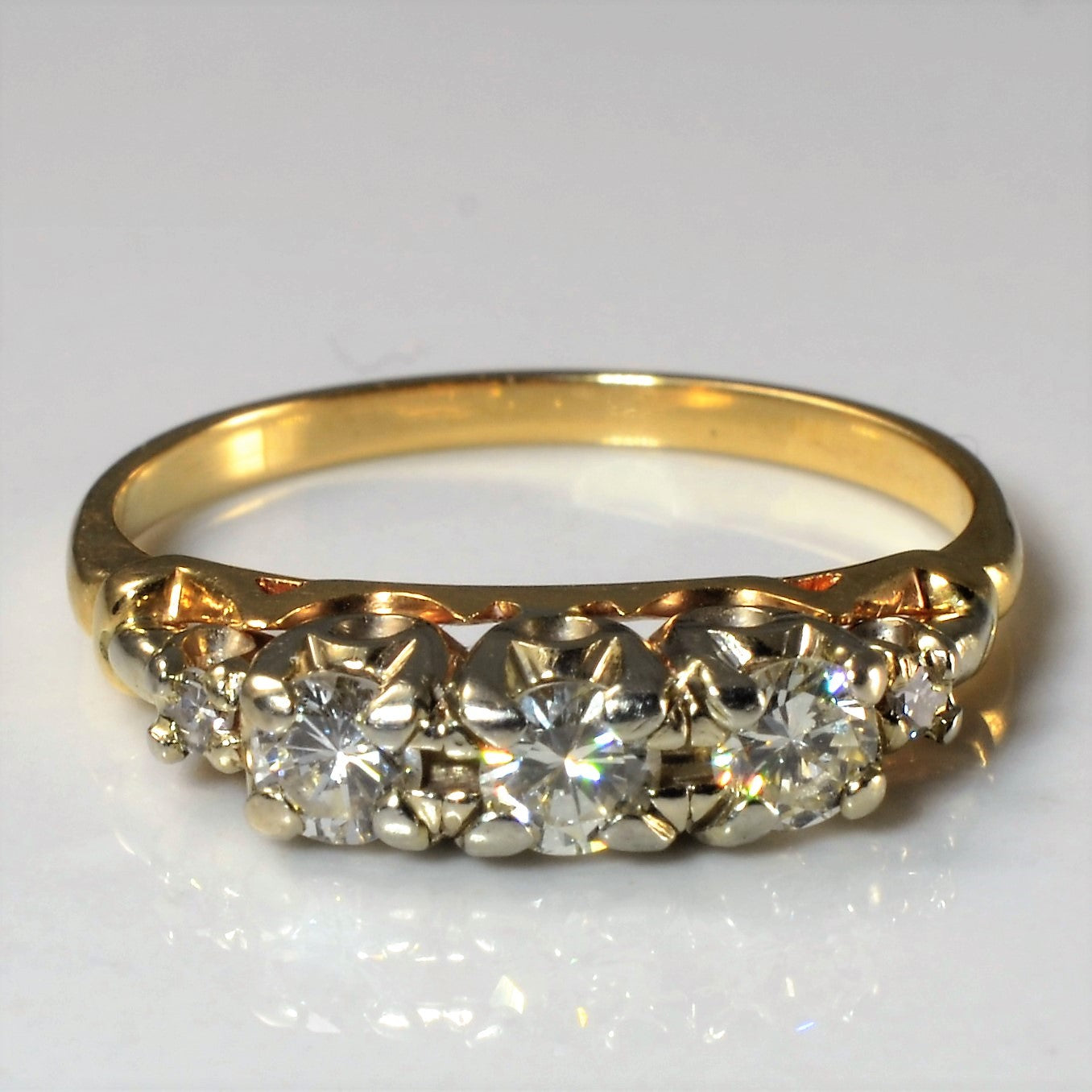 1960s Five Stone Diamond Ring | 0.49ctw | SZ 8 |