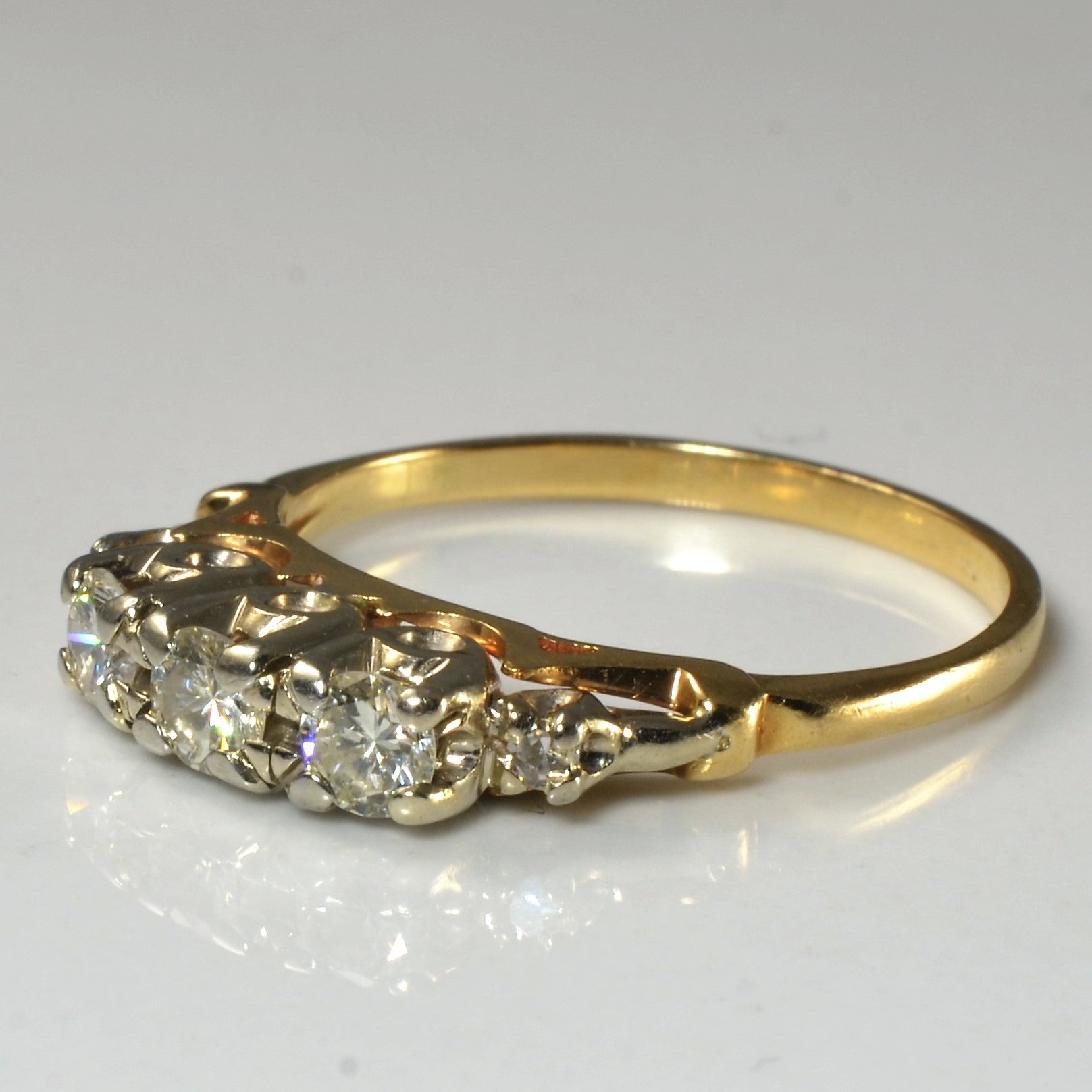1960s Five Stone Diamond Ring | 0.49ctw | SZ 8 |