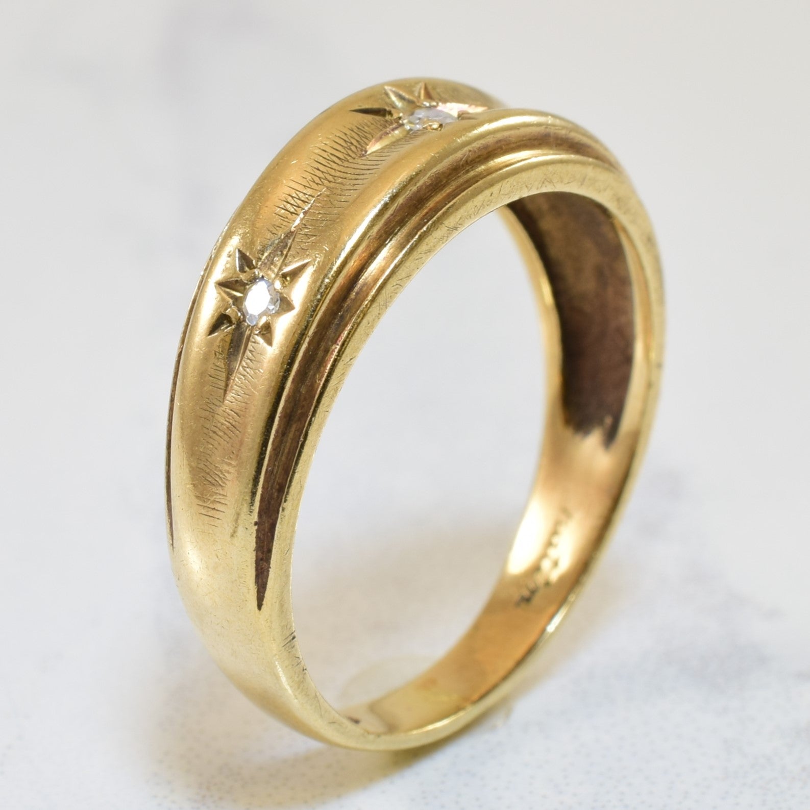 Bague diamant Star Burst | 0,04 ct | Taille 7,5 |