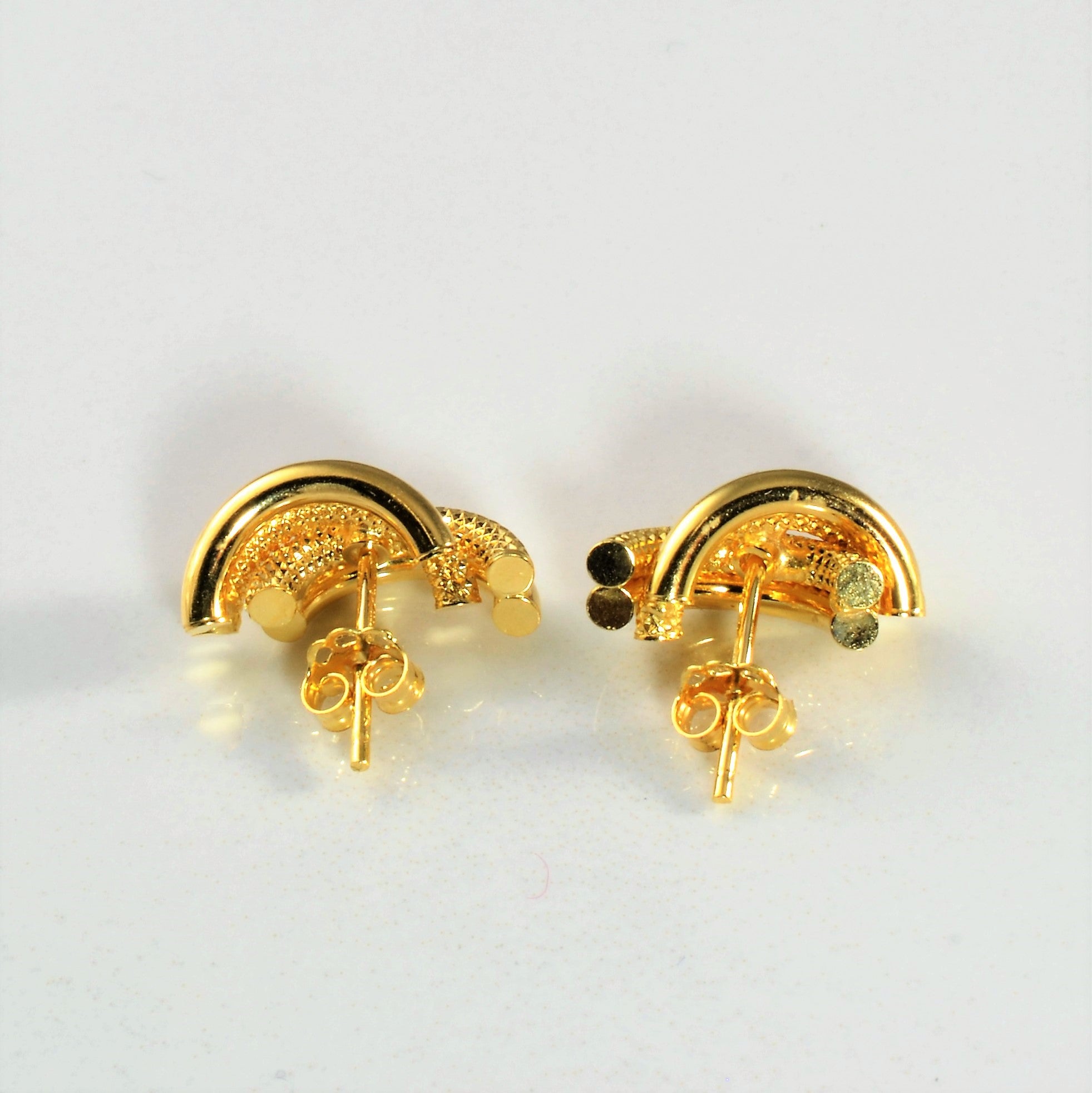Rope Overlay Stud Earrings |