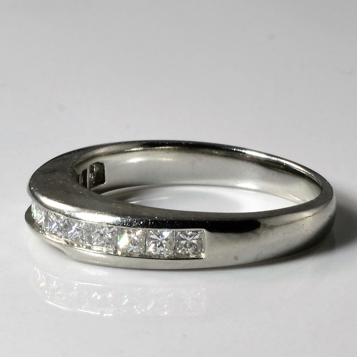 Channel Set Princess Diamond Nesting Ring | 0.52ctw | SZ 6 |