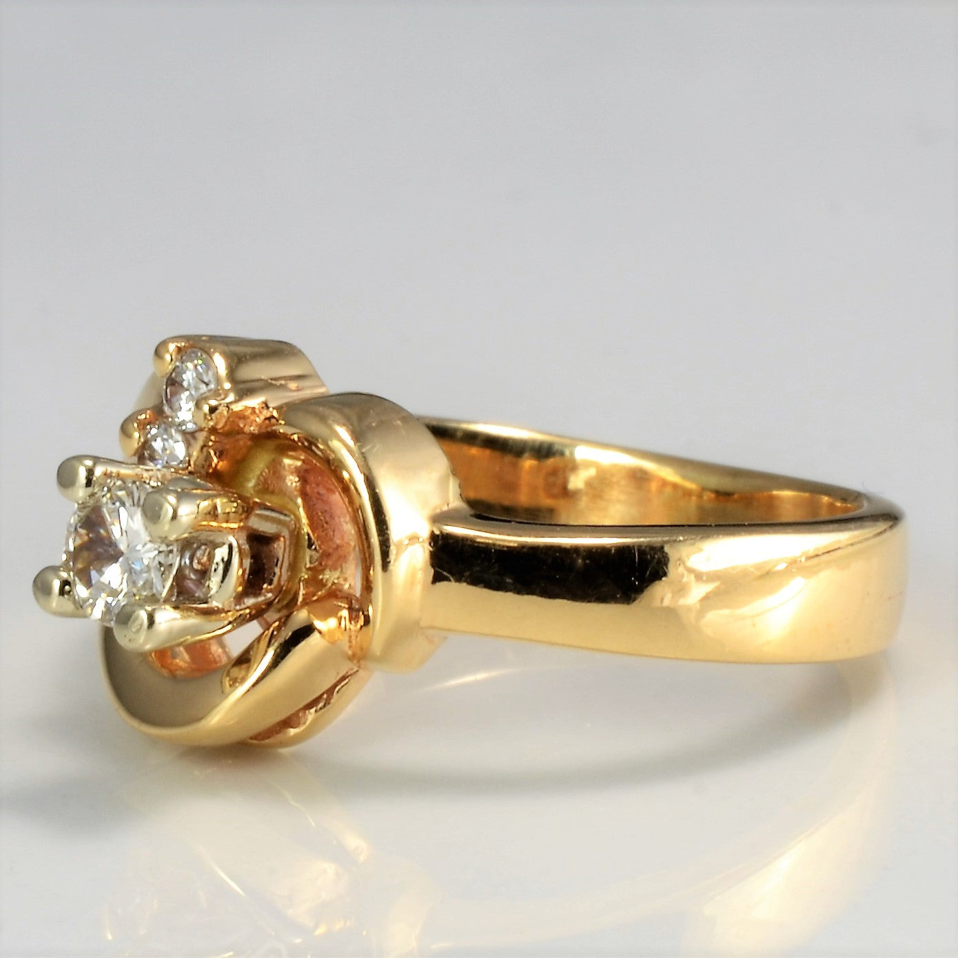 Bypass Diamond Ring | 0.19ctw | SZ 5.5 |