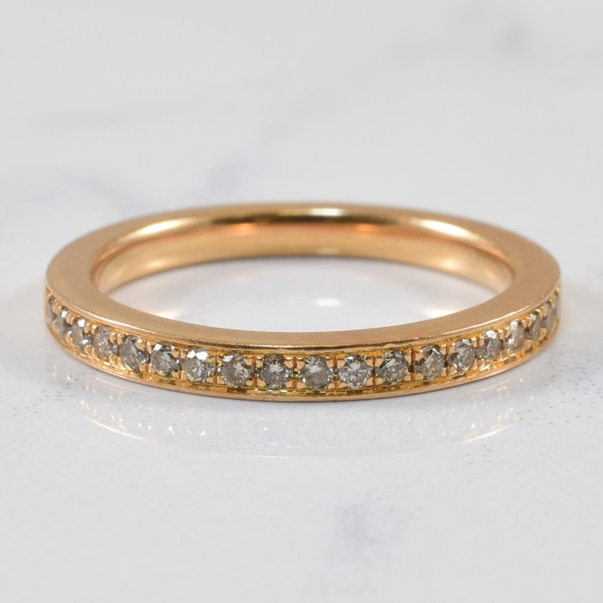 Semi Eternity Diamond Band | 0.14ctw | SZ 3.5 |