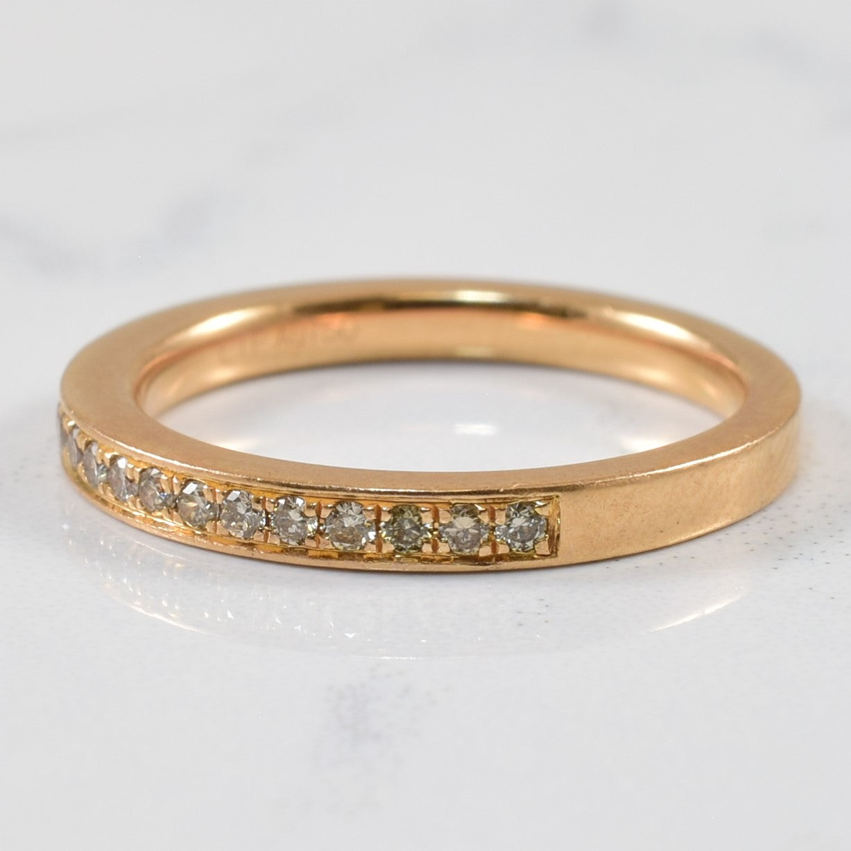Semi Eternity Diamond Band | 0.14ctw | SZ 3.5 |