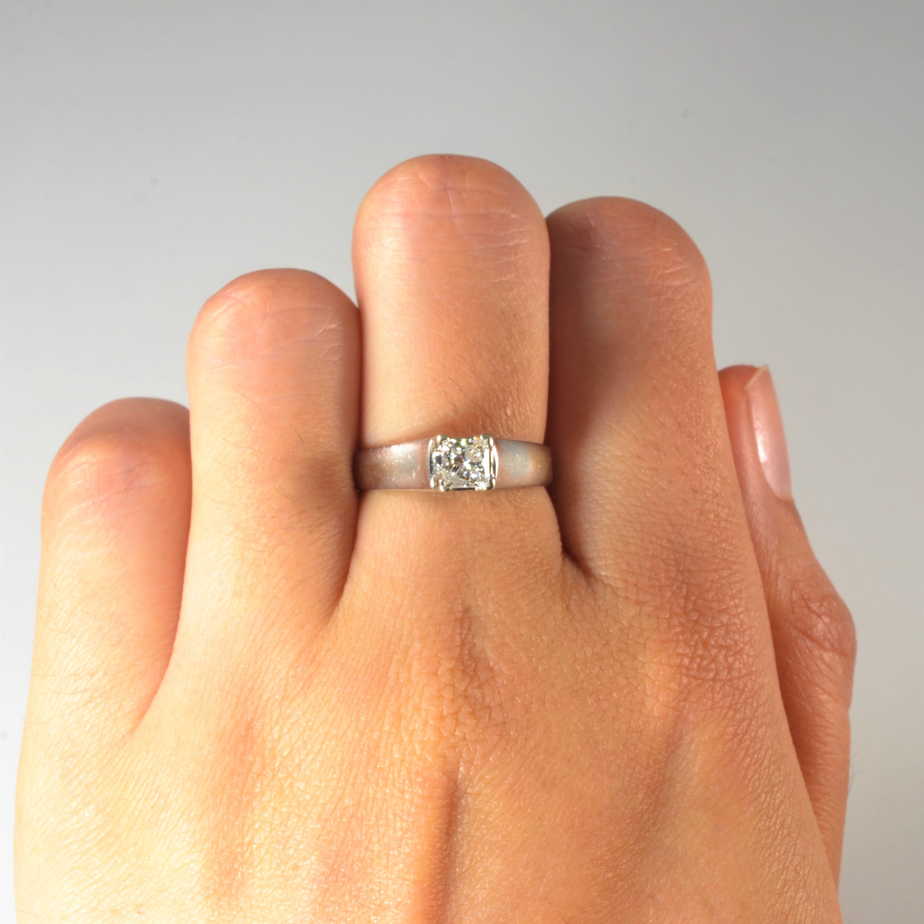 Princess Diamond Solitaire Engagement Ring | 0.45ct | SZ 6.25 |