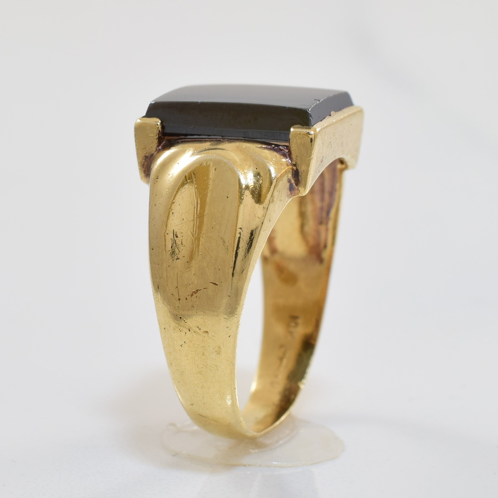 Rectangle Hematite Cabochon Ring | 9.00ct | SZ 9 |