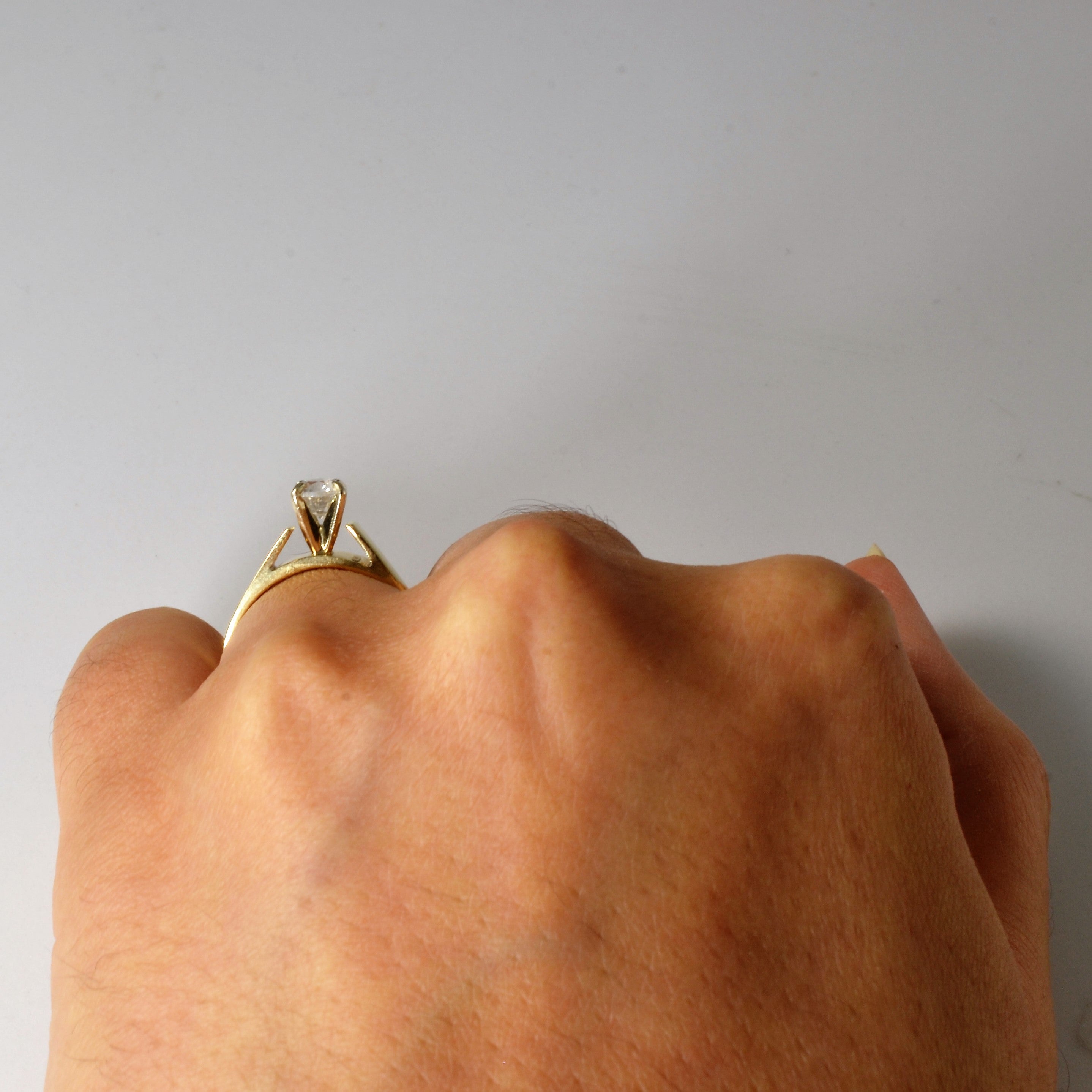 Solitaire Diamond Engagement Ring | 0.44ct | SZ 5.5 |
