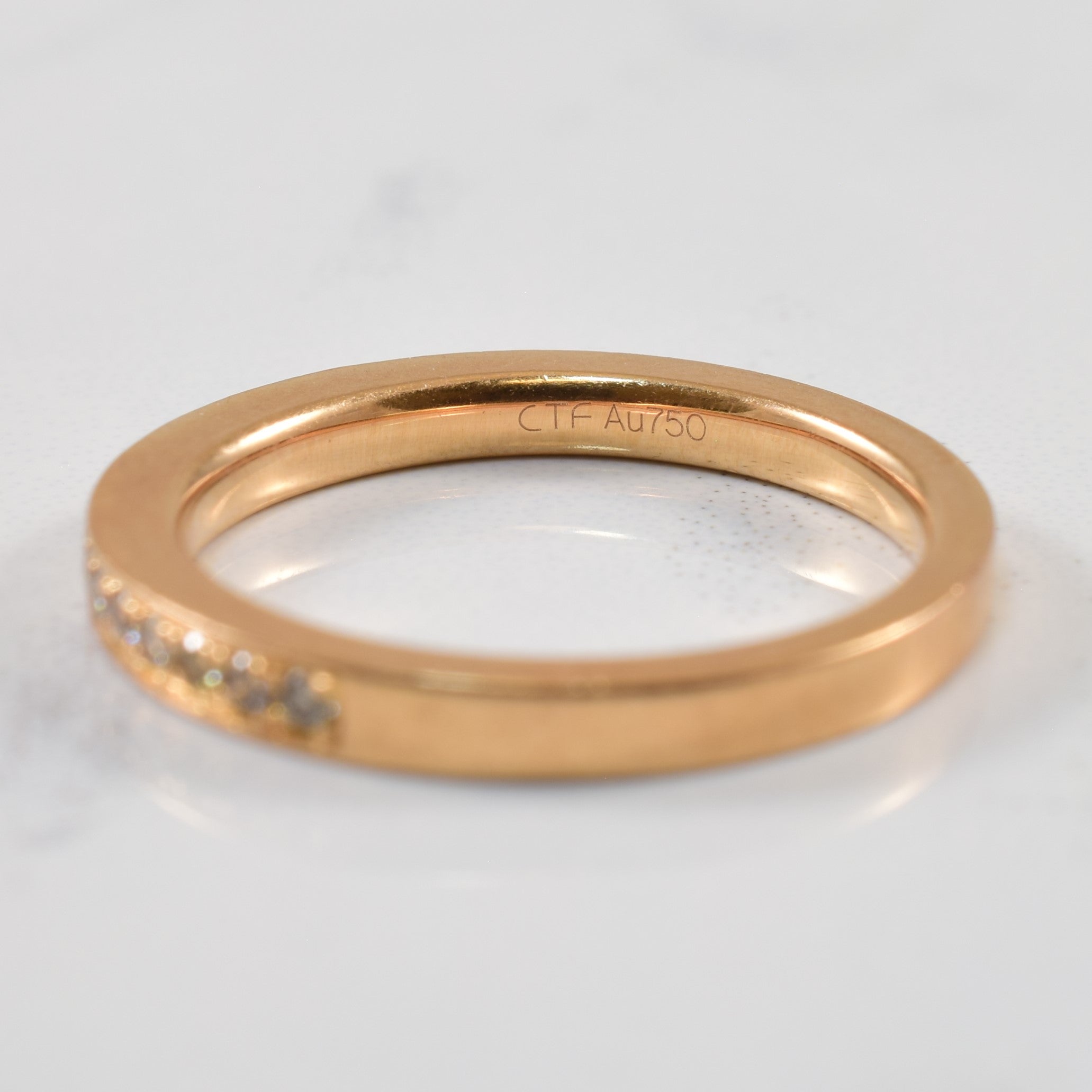Semi Eternity Diamond Band | 0.14ctw | SZ 3.5 |