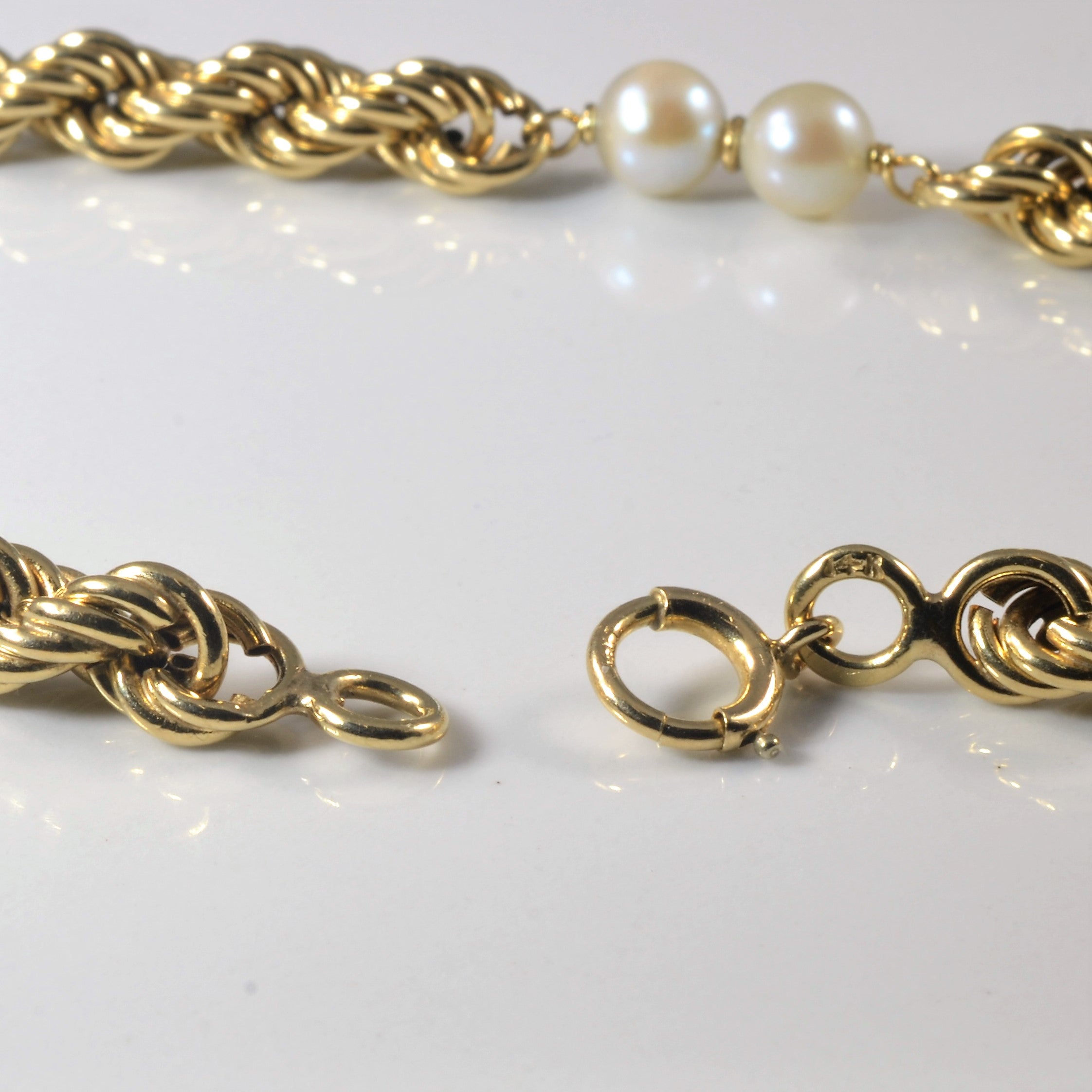 Pearl Rope Chain Necklace | 15" |