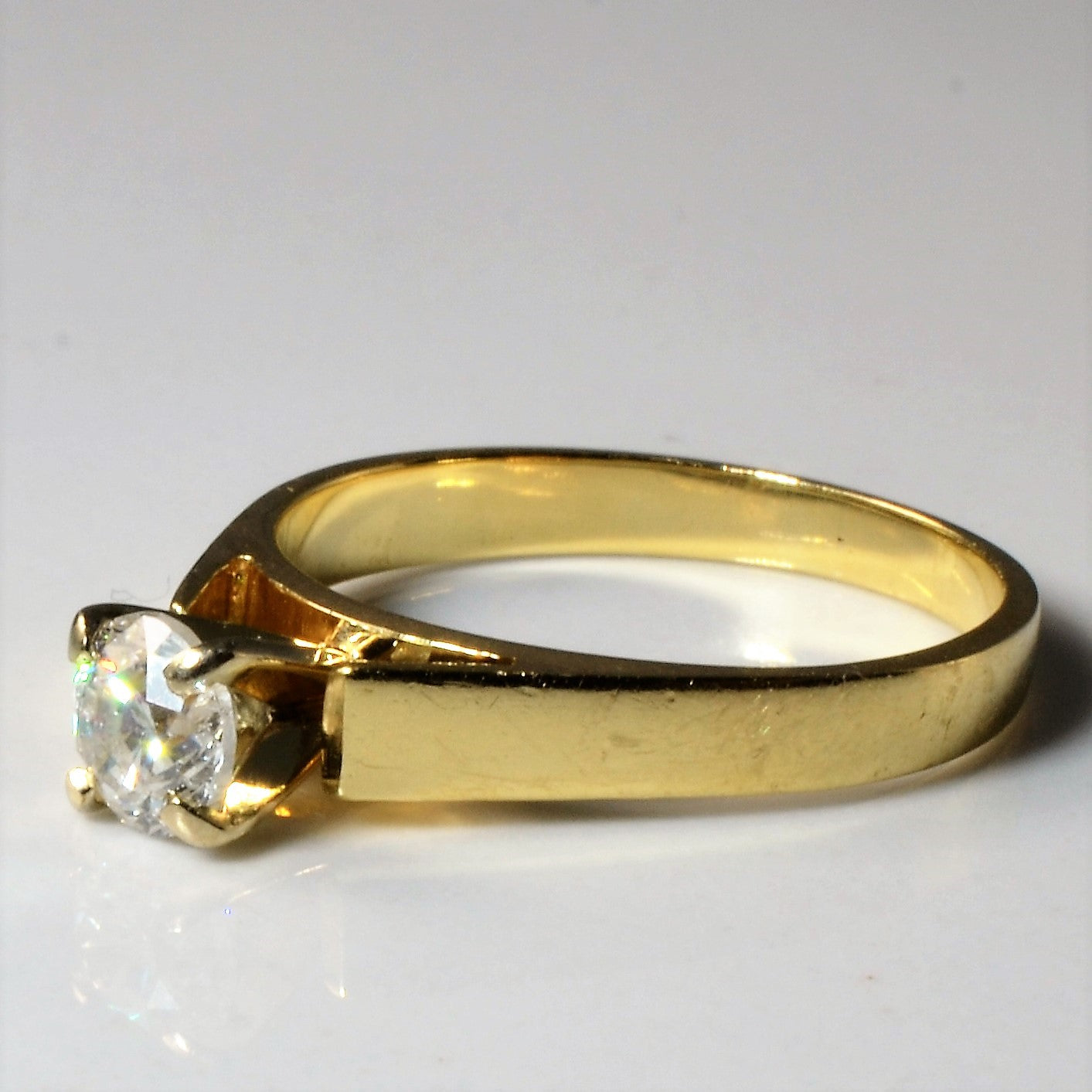 Solitaire Diamond Engagement Ring | 0.44ct | SZ 5.5 |