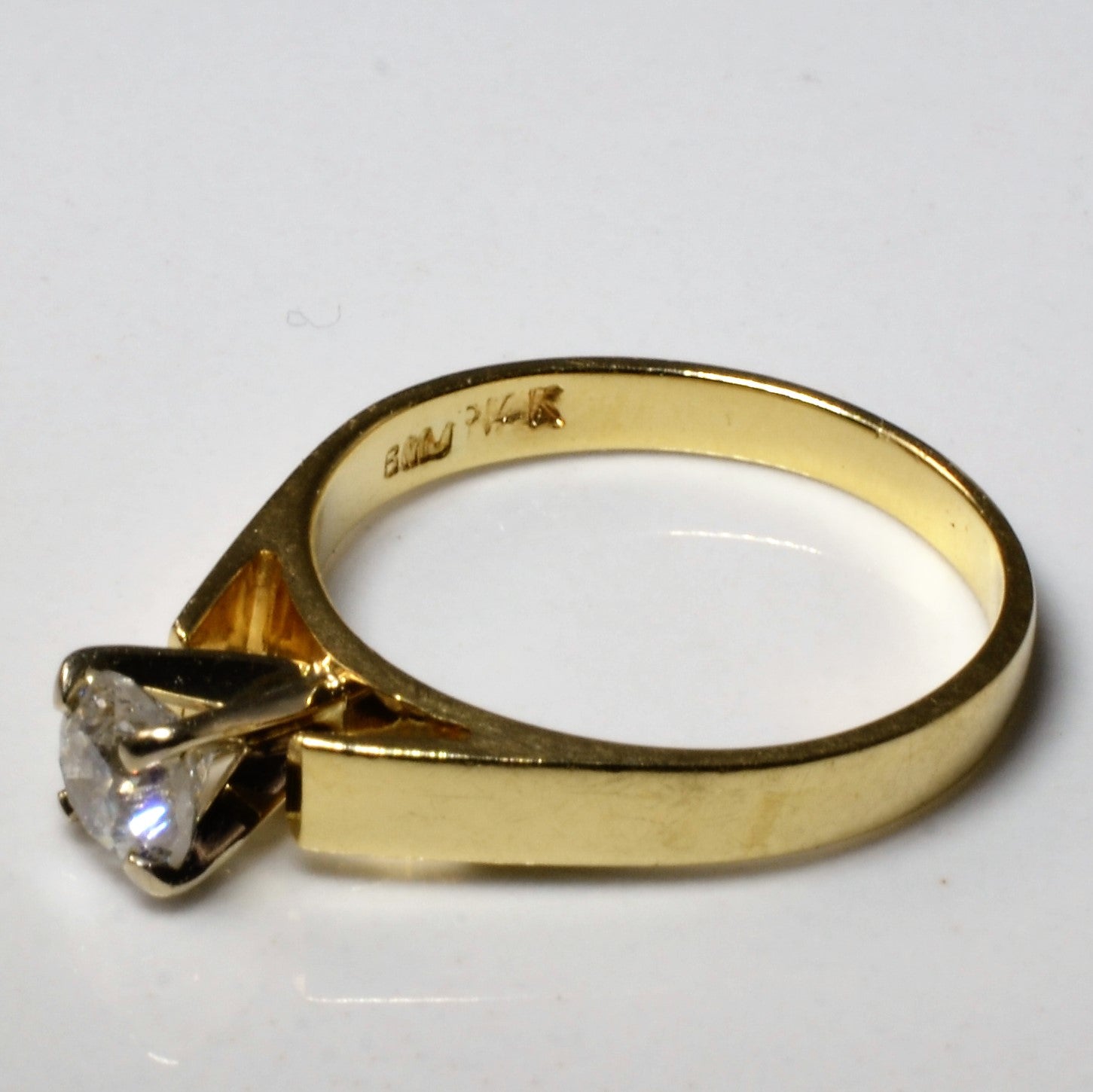 Solitaire Diamond Engagement Ring | 0.44ct | SZ 5.5 |