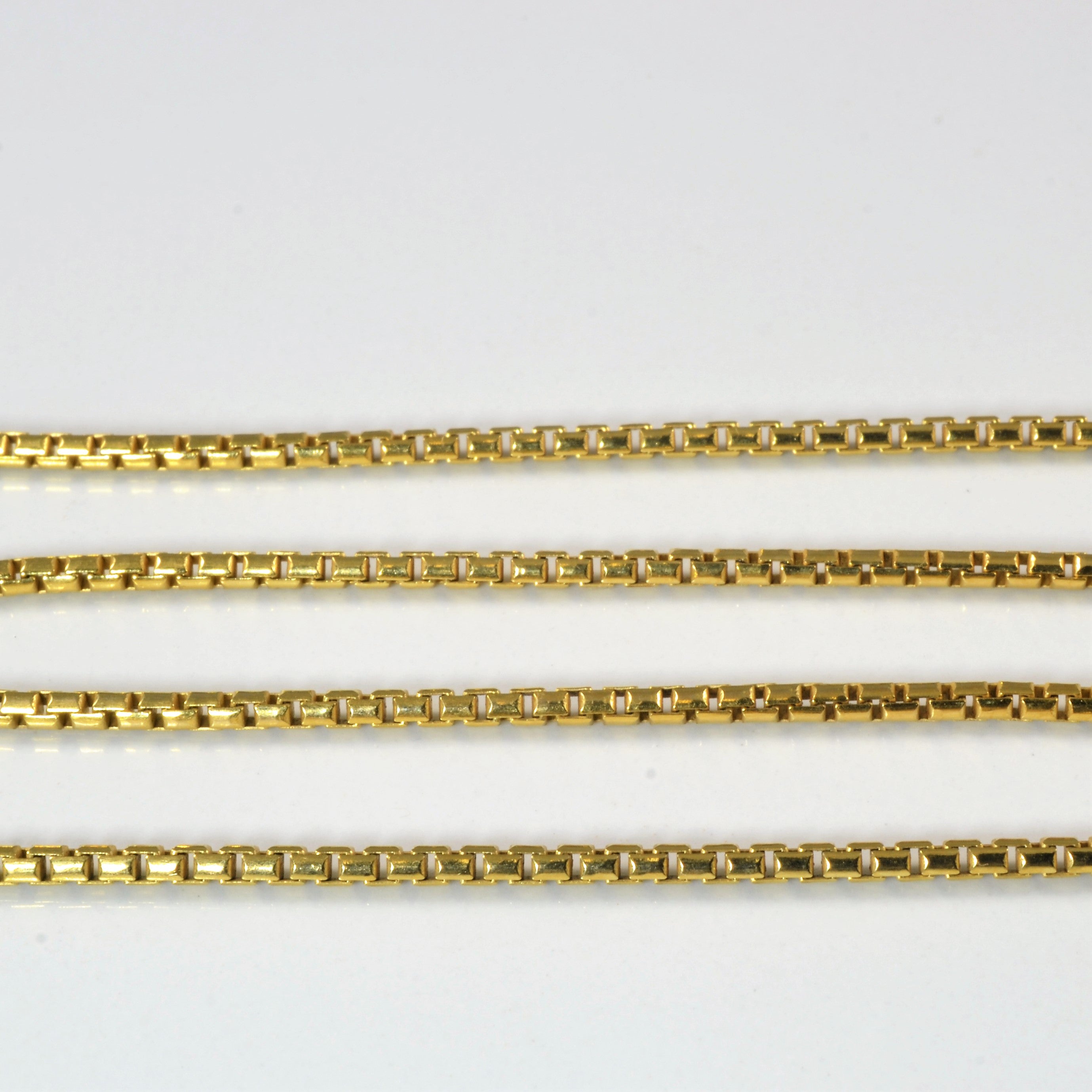 14k Yellow Gold Box Chain | 22" |