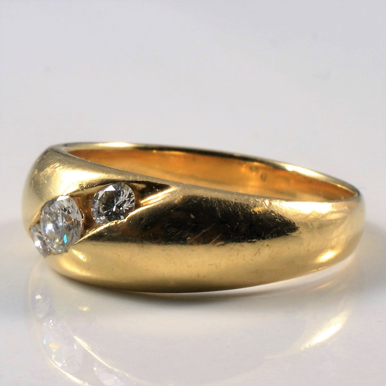 Channel Set Diamond Dome Ring | 0.45ctw | SZ 10.25 |