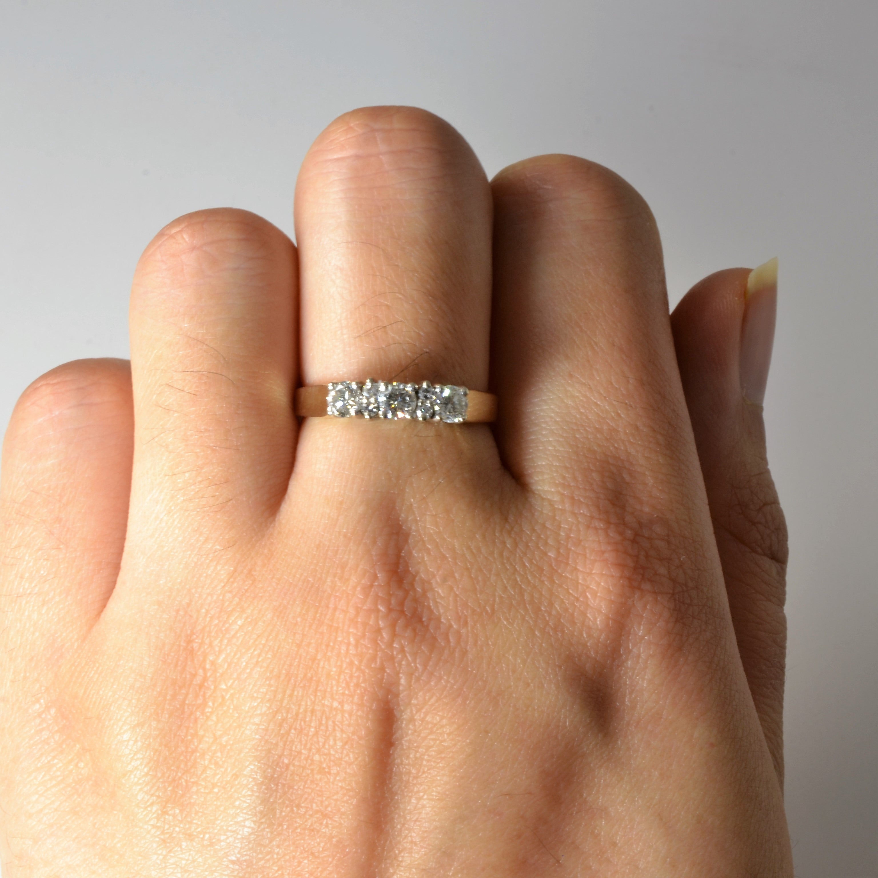 Yellow Gold Diamond Band | 0.51ctw | SZ 7.25 |