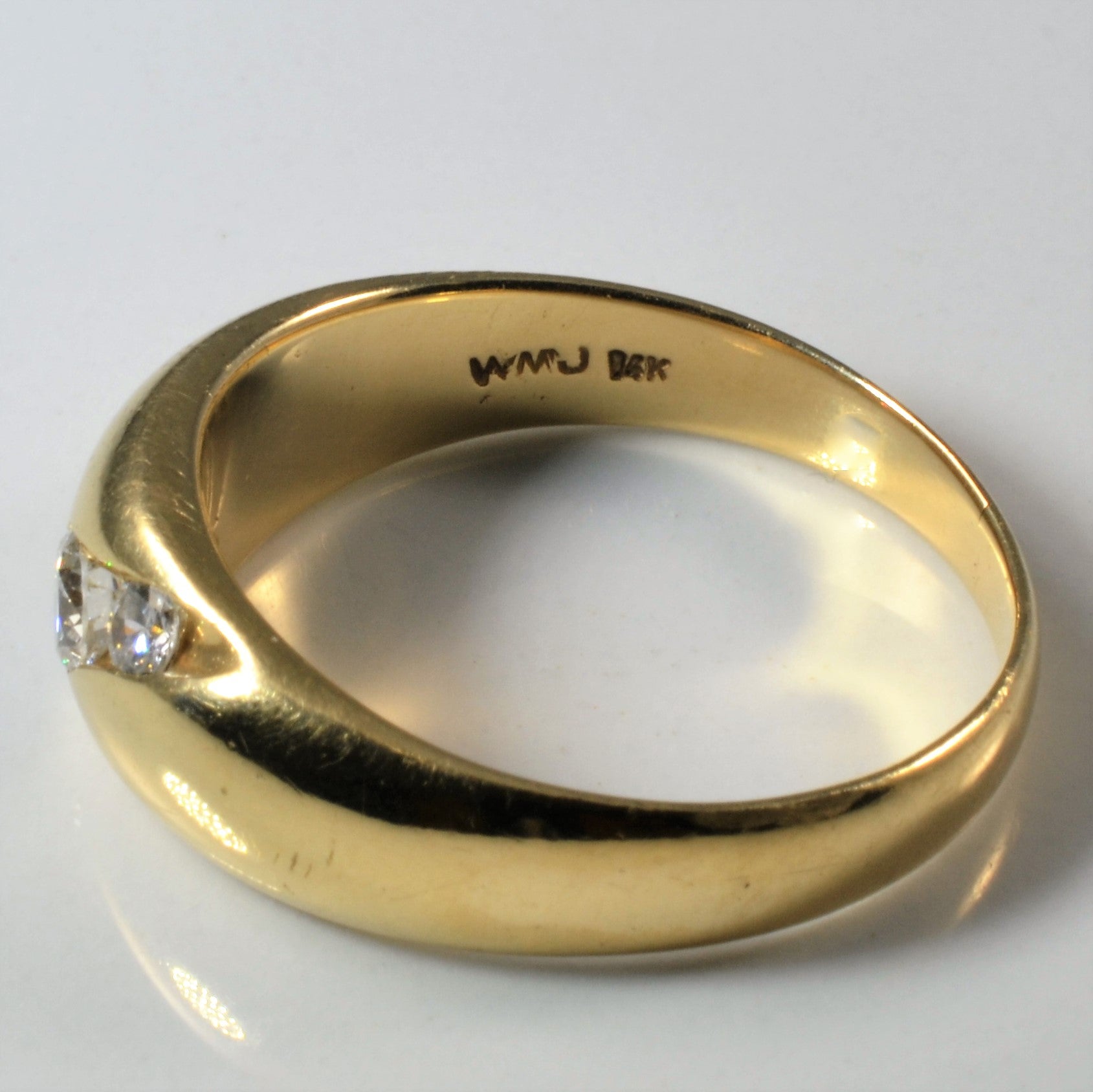 Channel Set Diamond Dome Ring | 0.45ctw | SZ 10.25 |