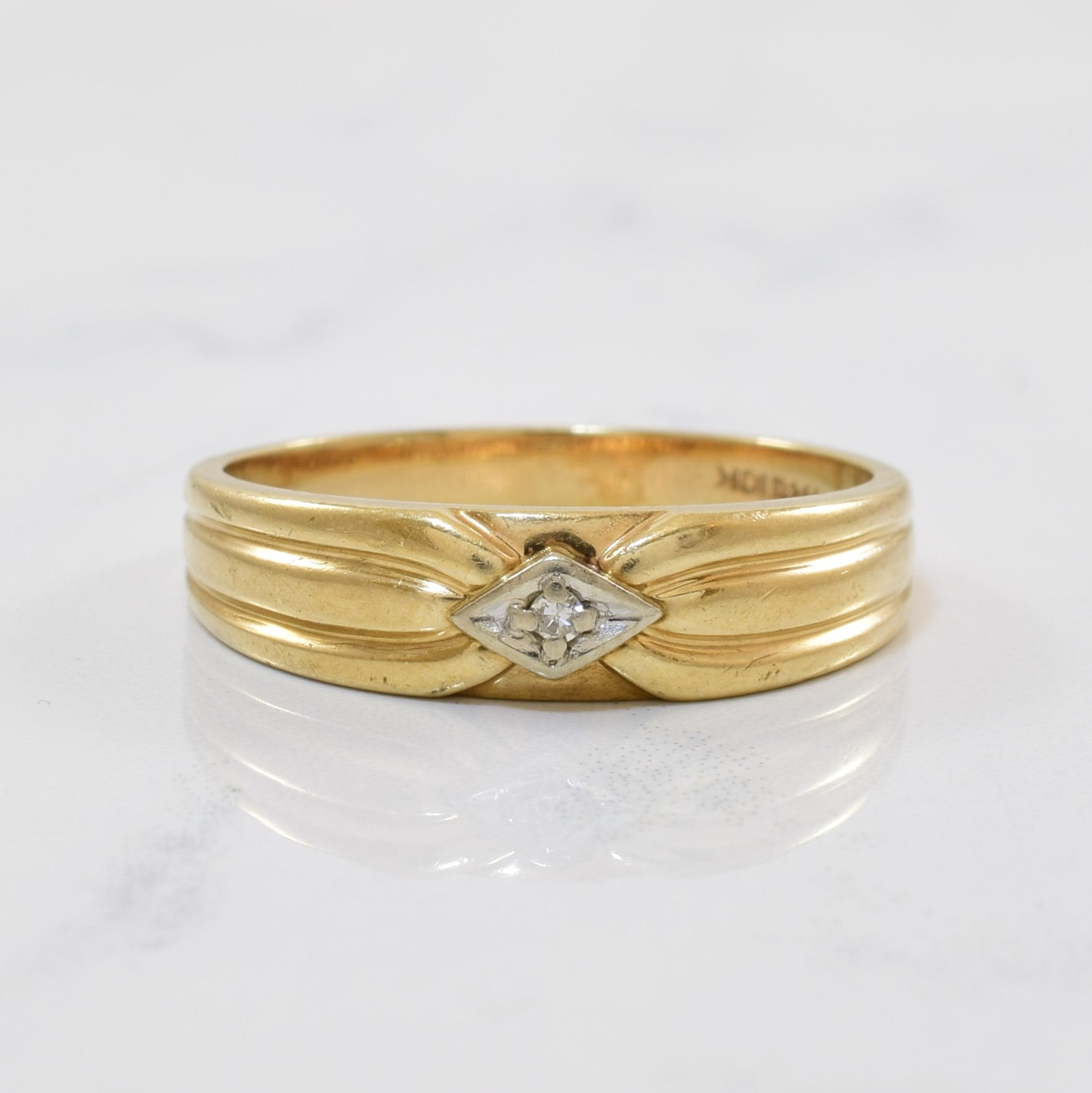 Single Diamond Band | 0.02ct | SZ 12.5 |
