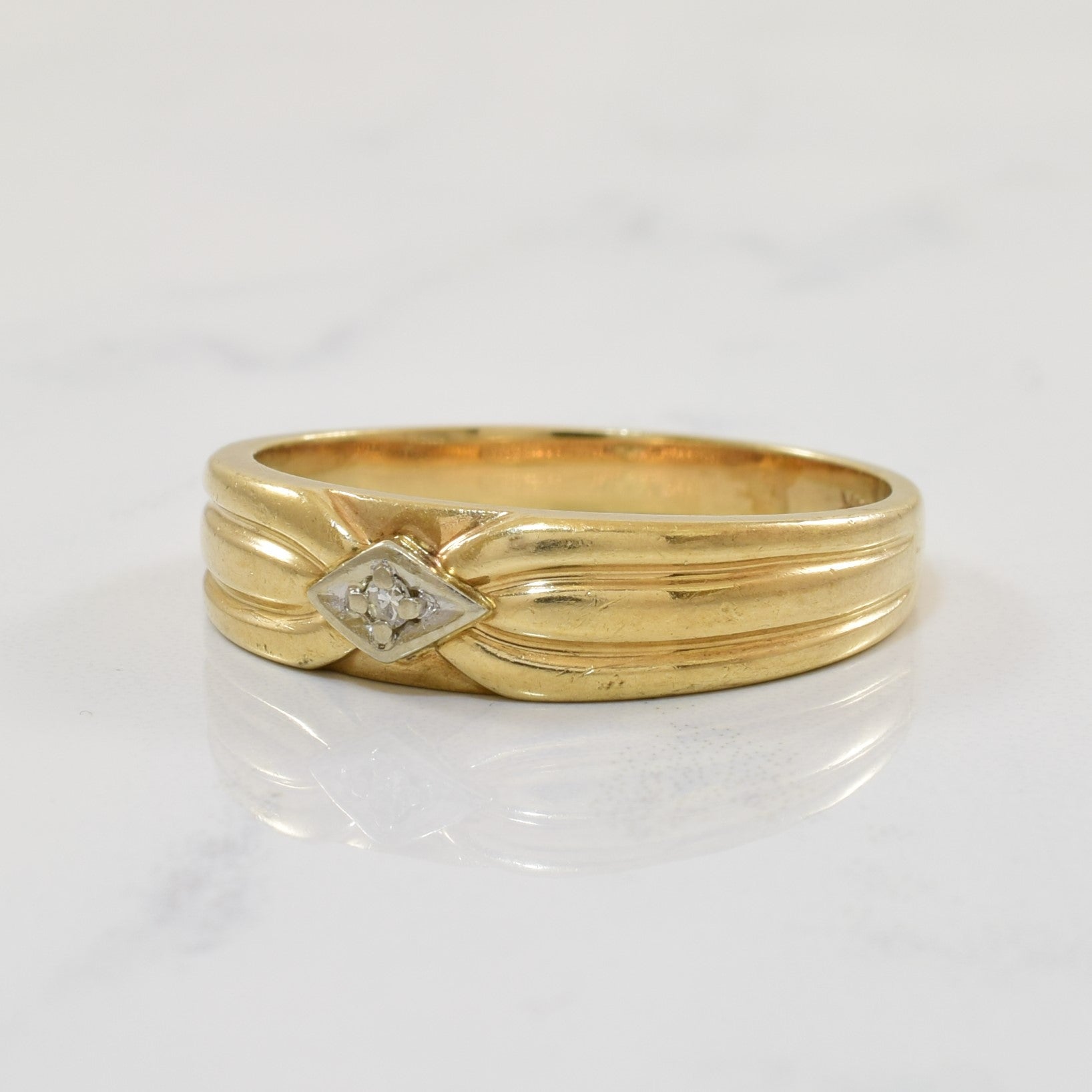Single Diamond Band | 0.02ct | SZ 12.5 |