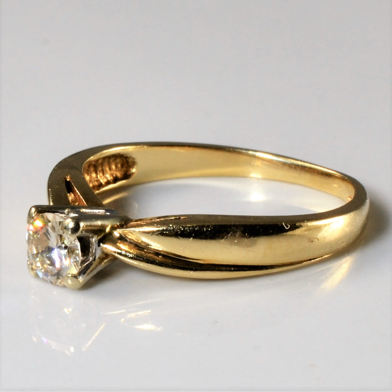 Solitaire Diamond Promise Ring | 0.27ct | 5.25 |