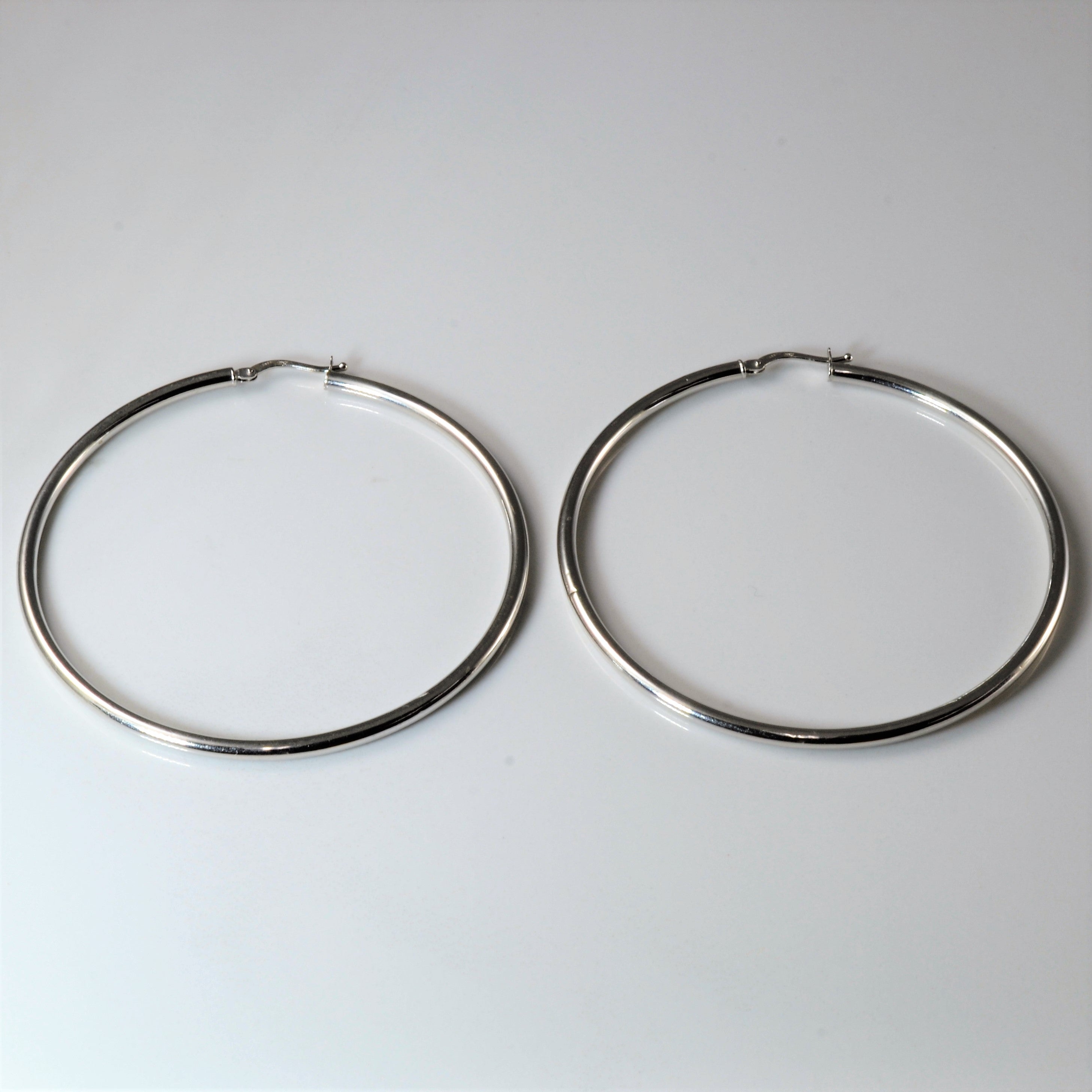 Plain Hoop Earrings