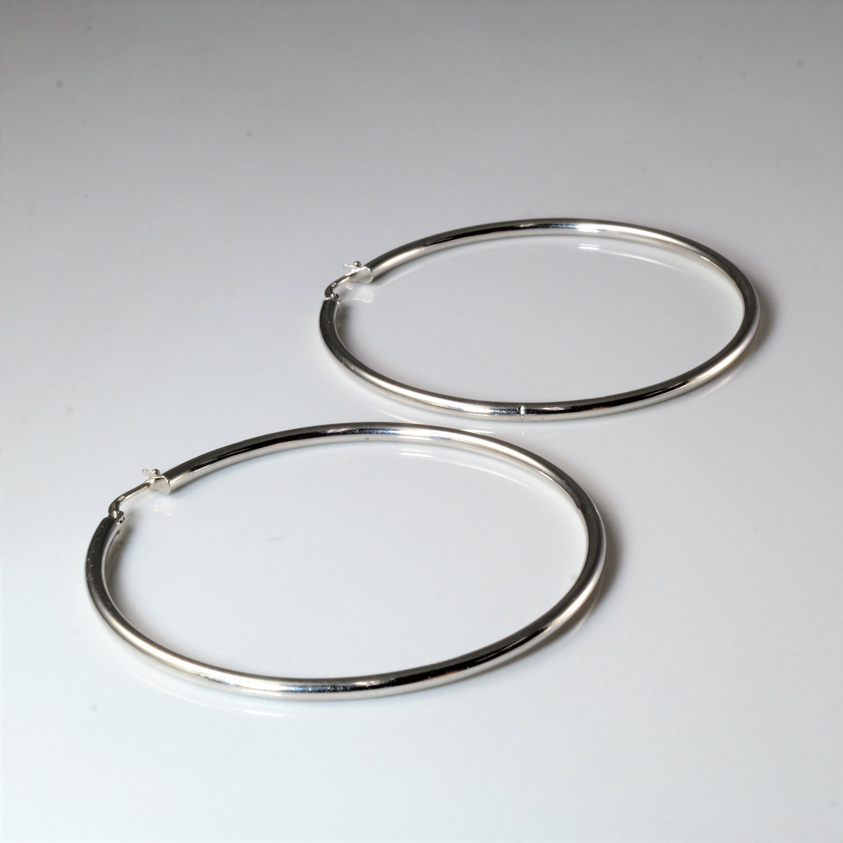 Plain Hoop Earrings