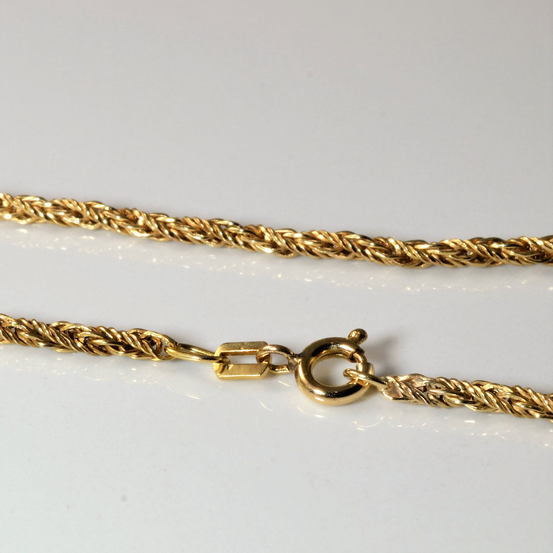 10k Yellow Gold Modified Rope Chain | 14" |