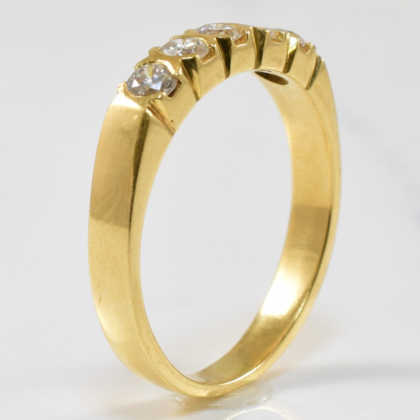 Semi Bezel Set Diamond Ring | 0.35ctw | SZ 7.5 |