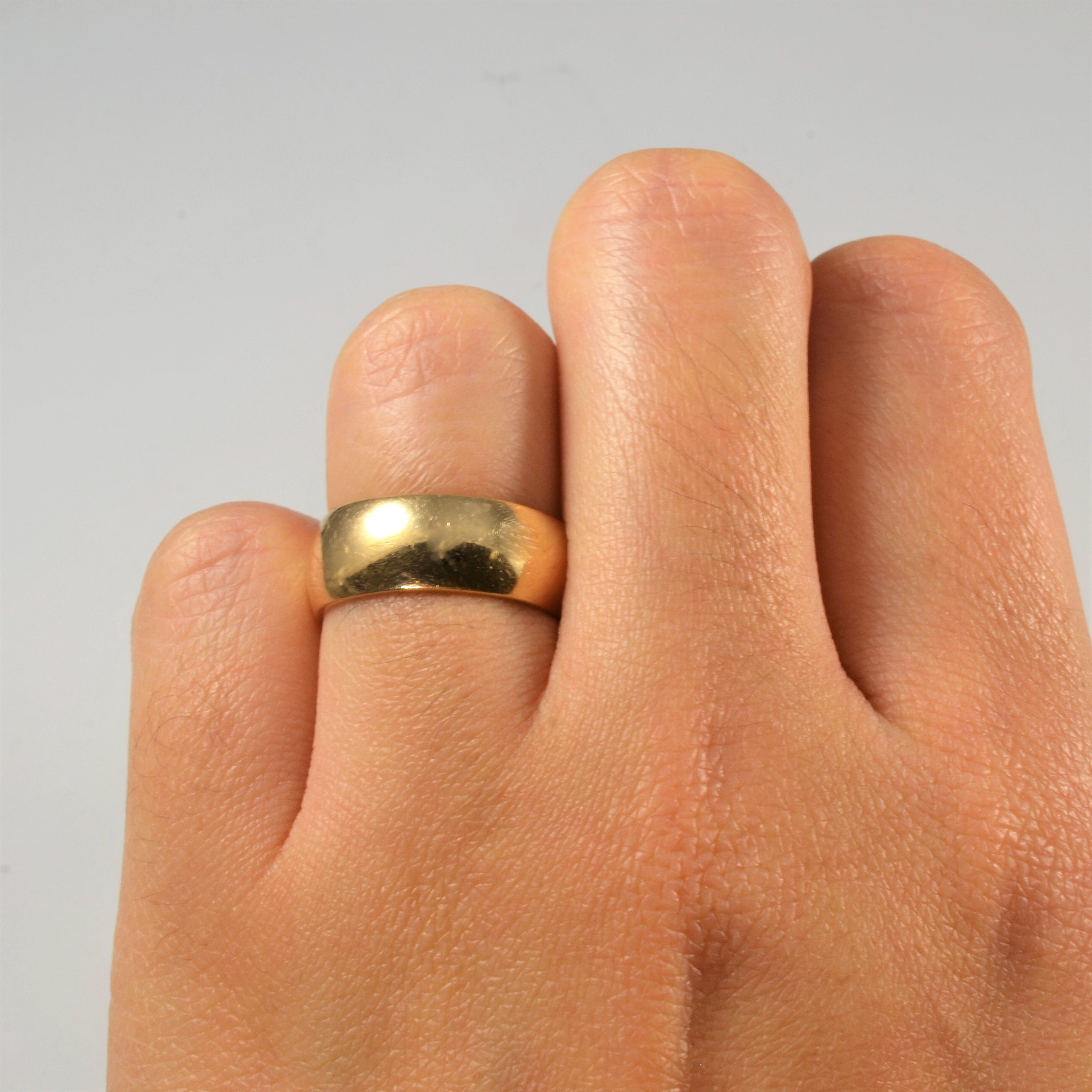 Birks' Yellow Gold Plain Band | SZ 5.5 |