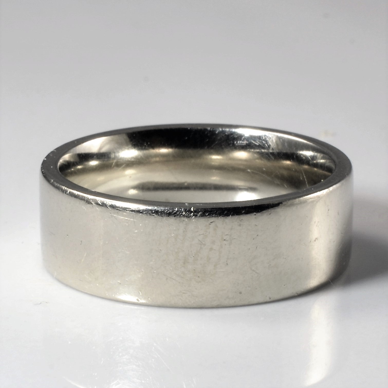 White Gold Flat Band | SZ 8.25 |